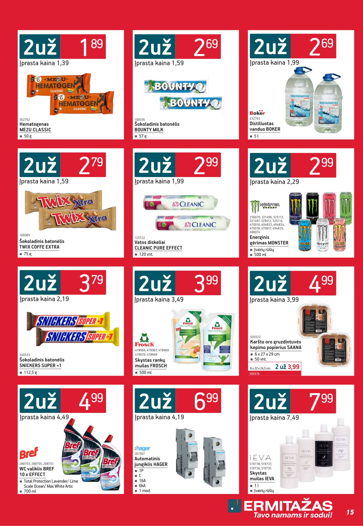 Ermitažas - Ermitažo akcijų leidinys nr. 3 2026-03-02 - 2026-03-31 15 puslapis