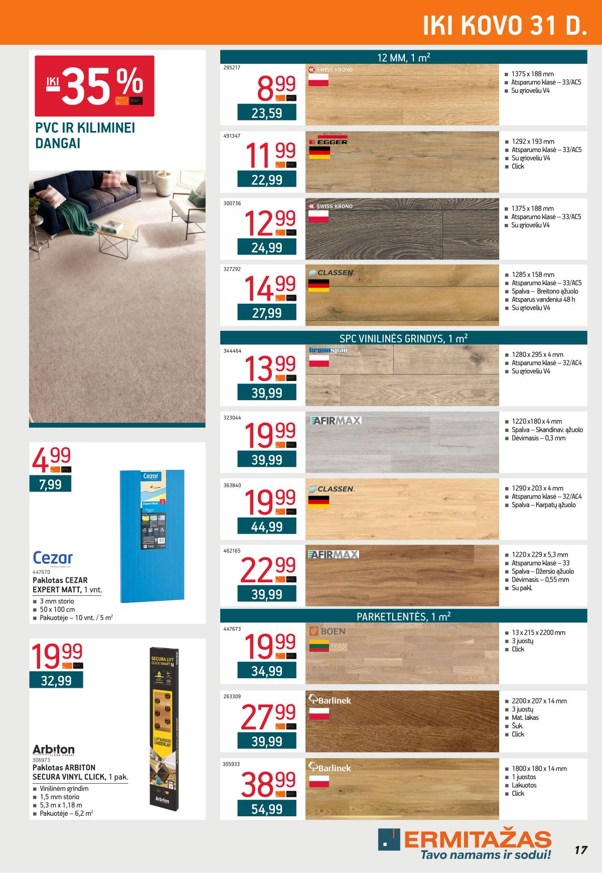 Ermitažas - Ermitažo akcijų leidinys nr. 3 2026-03-02 - 2026-03-31 17 puslapis