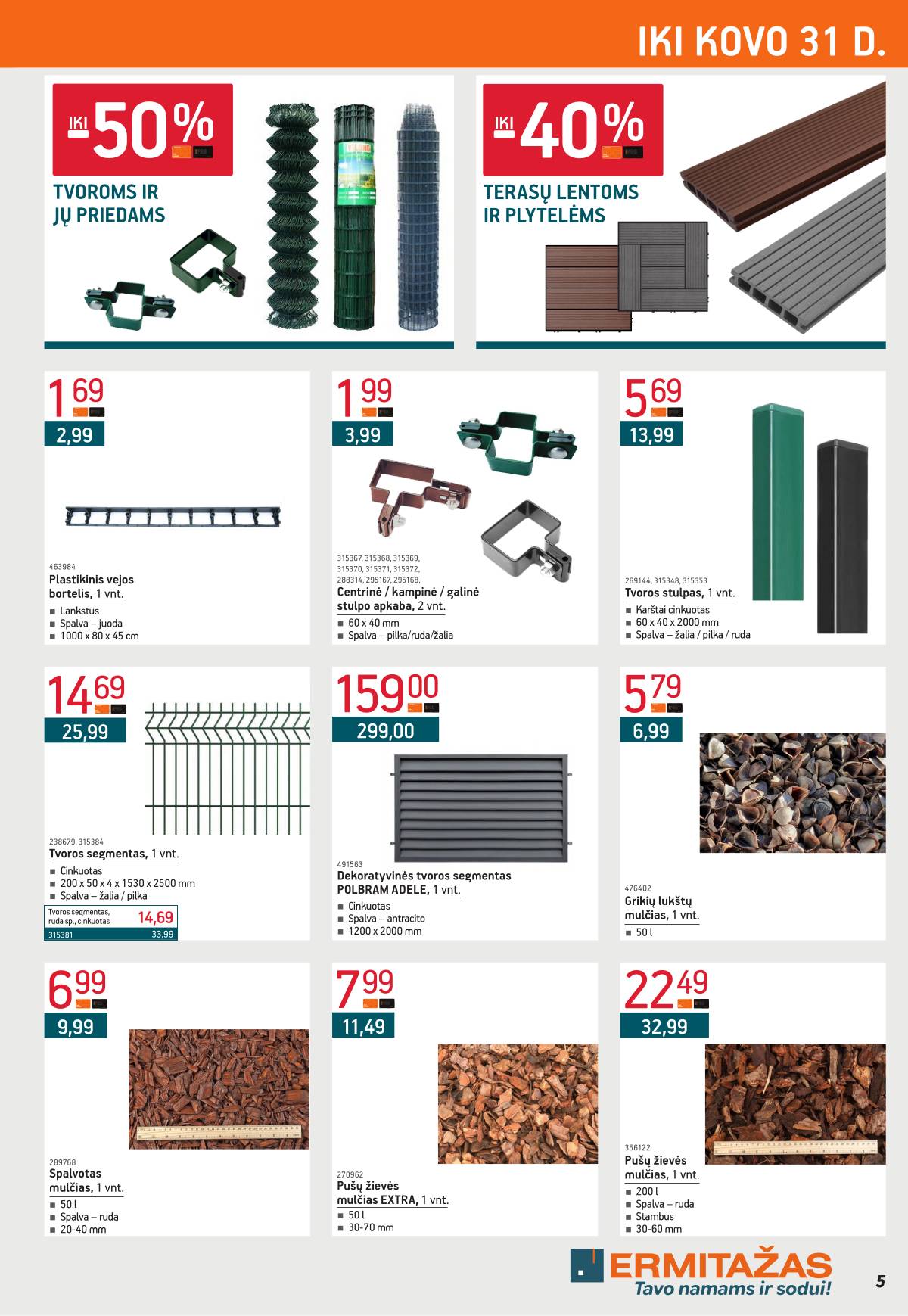 Ermitažas - Ermitažo akcijų leidinys nr. 3 2026-03-02 - 2026-03-31 5 puslapis