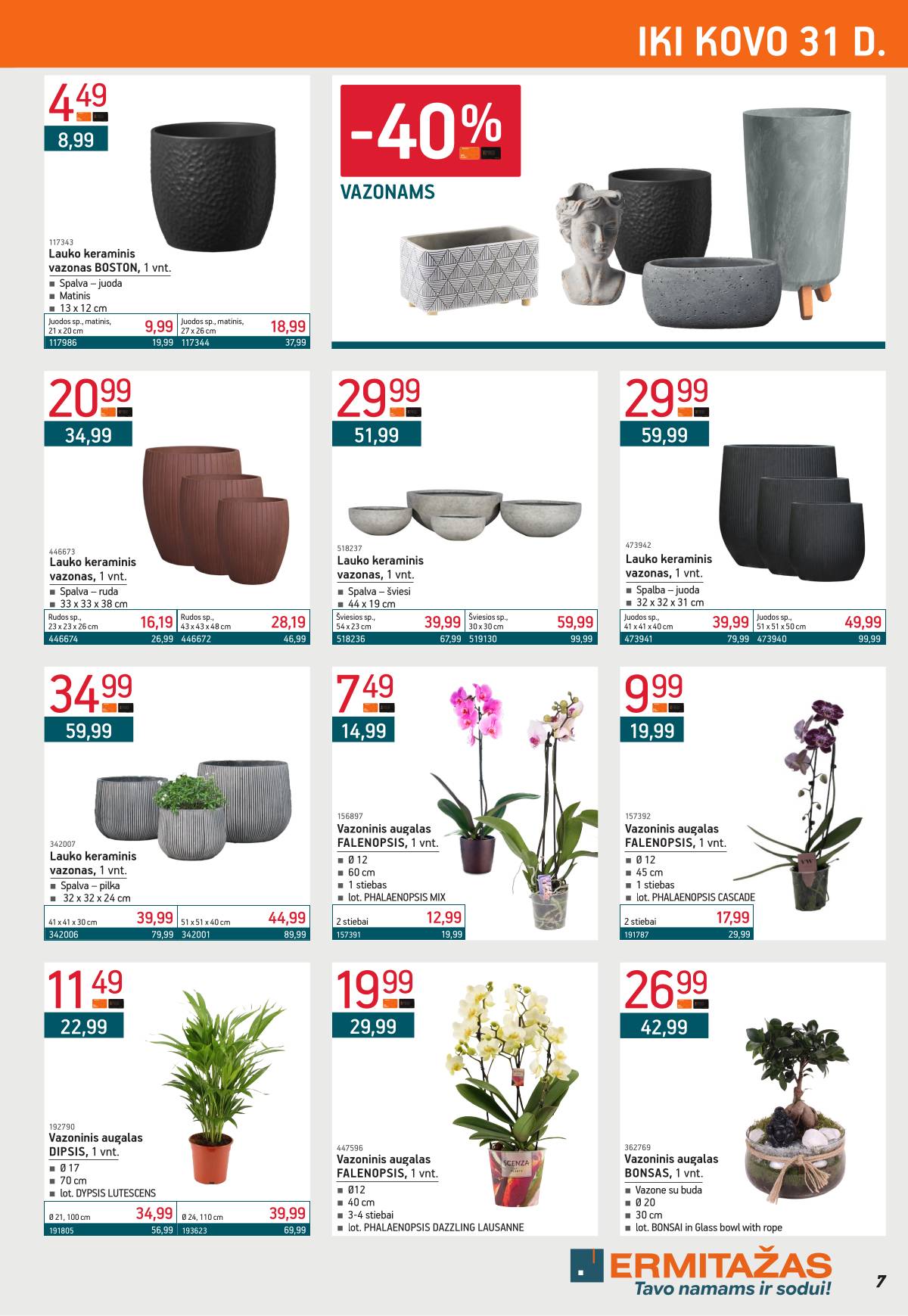 Ermitažas - Ermitažo akcijų leidinys nr. 3 2026-03-02 - 2026-03-31 7 puslapis