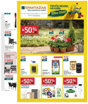 Ermitažas - Ermitažas akcijų leidinys | 2026-04-01 - 2026-05-03 2026-04-01 – 2026-05-03