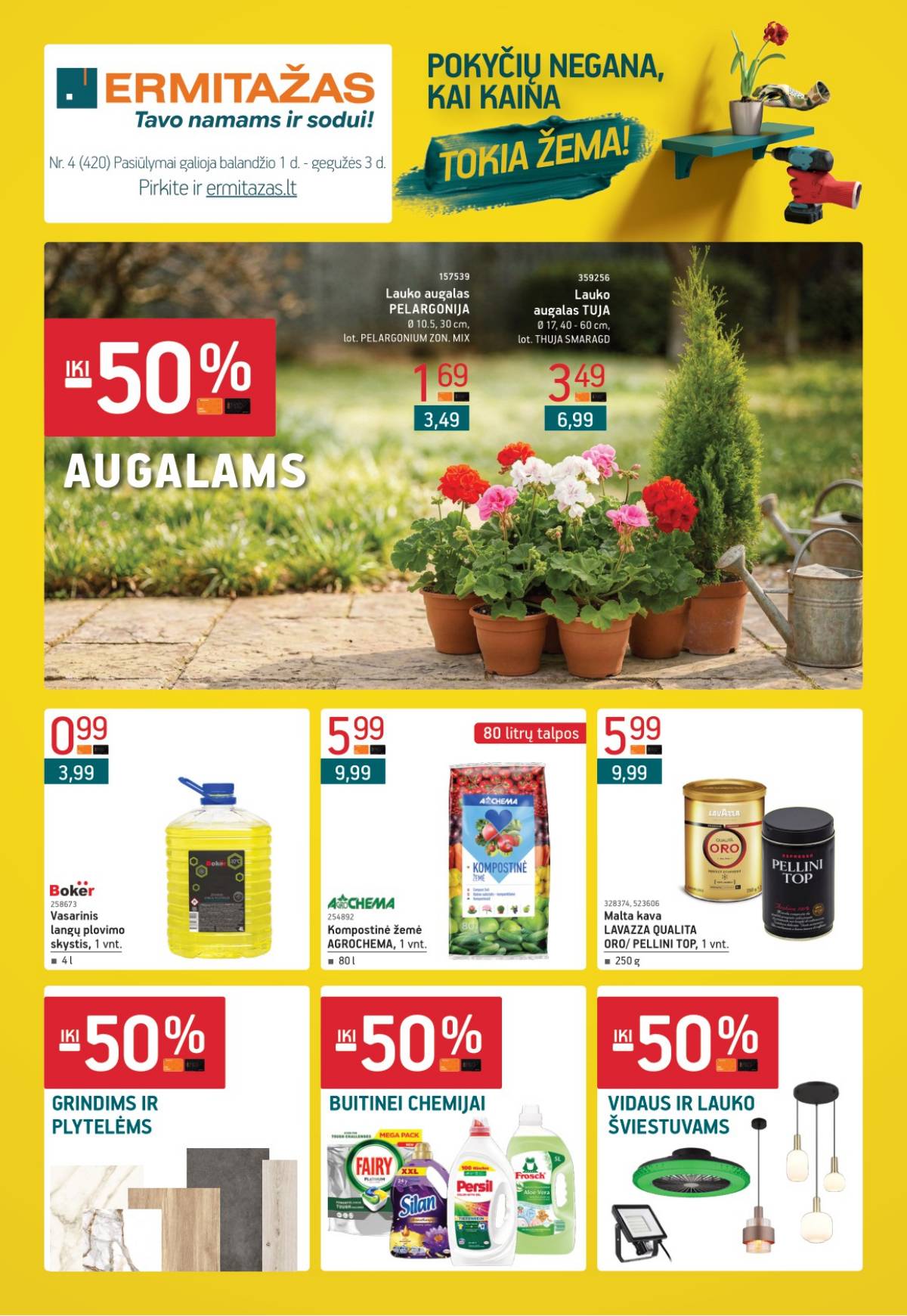 Ermitažas - Ermitažas akcijų leidinys | 2026-04-01 - 2026-05-03 1 puslapis