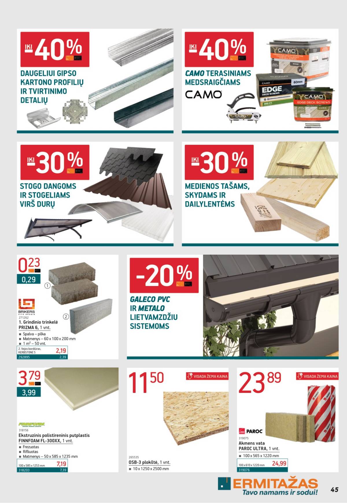 Ermitažas - Ermitažas akcijų leidinys | 2026-04-01 - 2026-05-03 44 puslapis