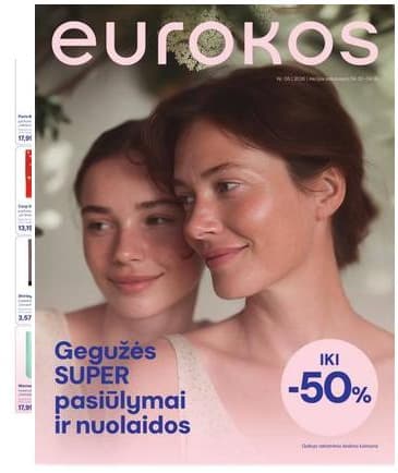 EUROKOS - EUROKOS akcijų leidinys nuo | 2026-04-30 - 2026-06-01 2026-04-30 – 2026-06-01