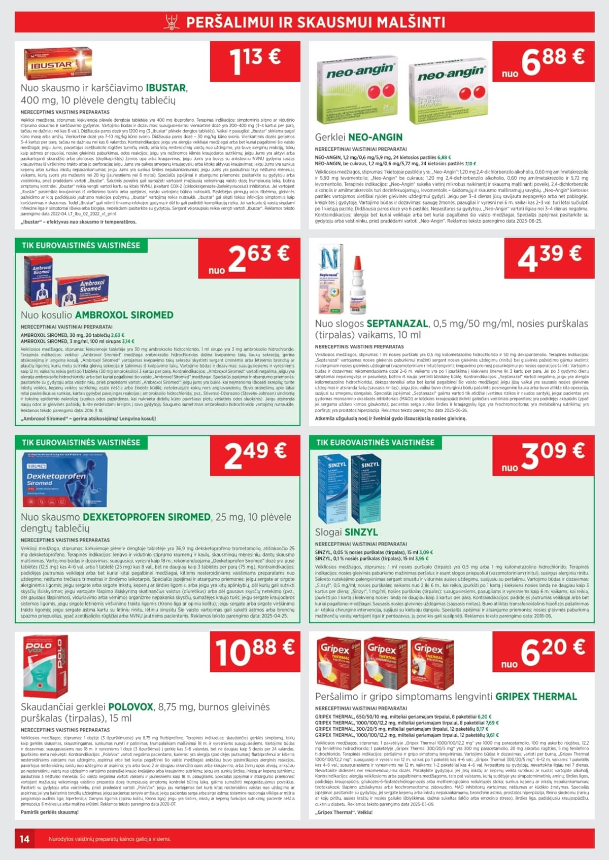 Eurovaistinė - Eurovaistinės akcijų leidinys 14 puslapis