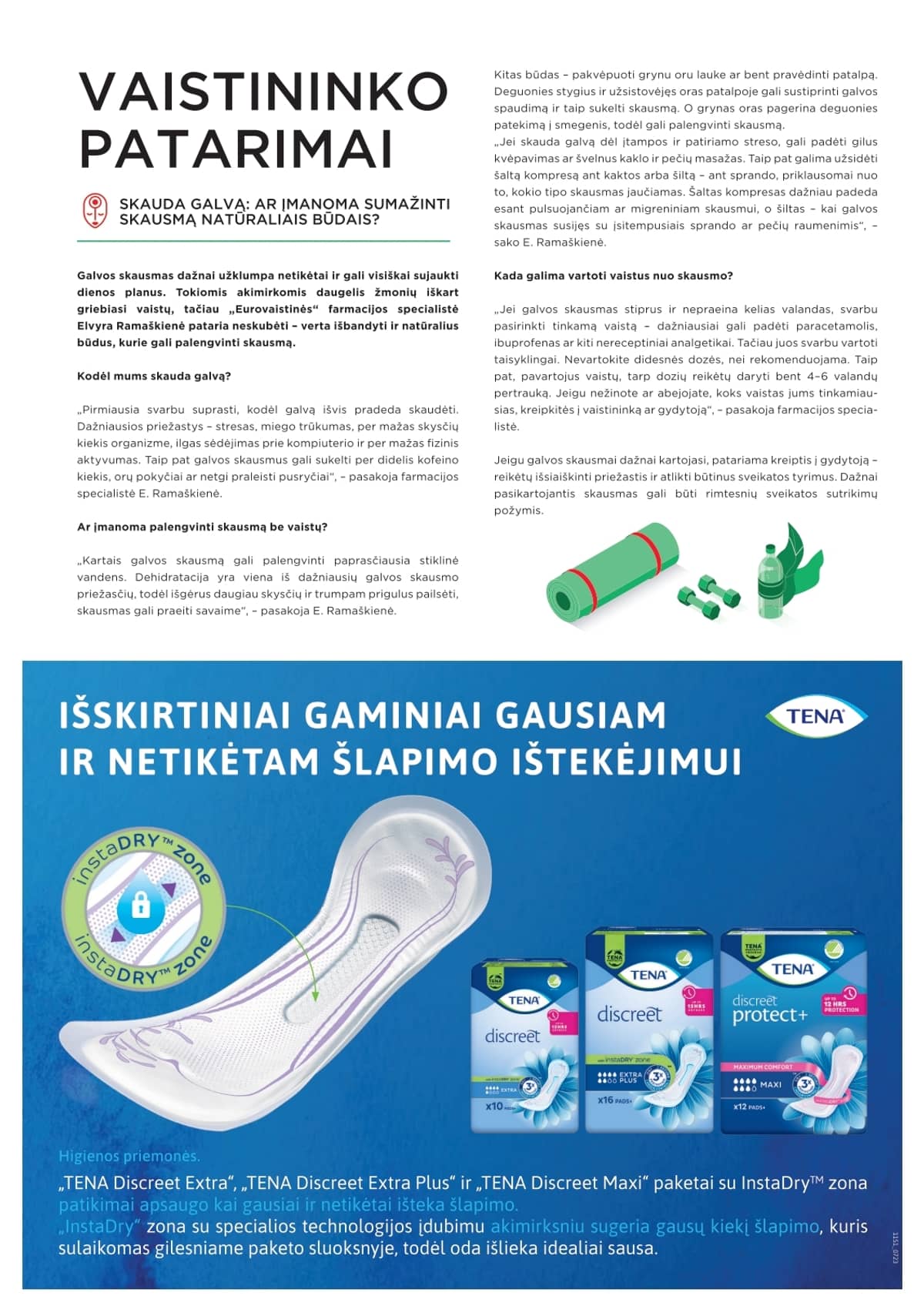 Eurovaistinė - Eurovaistinės akcijų leidinys 21 puslapis