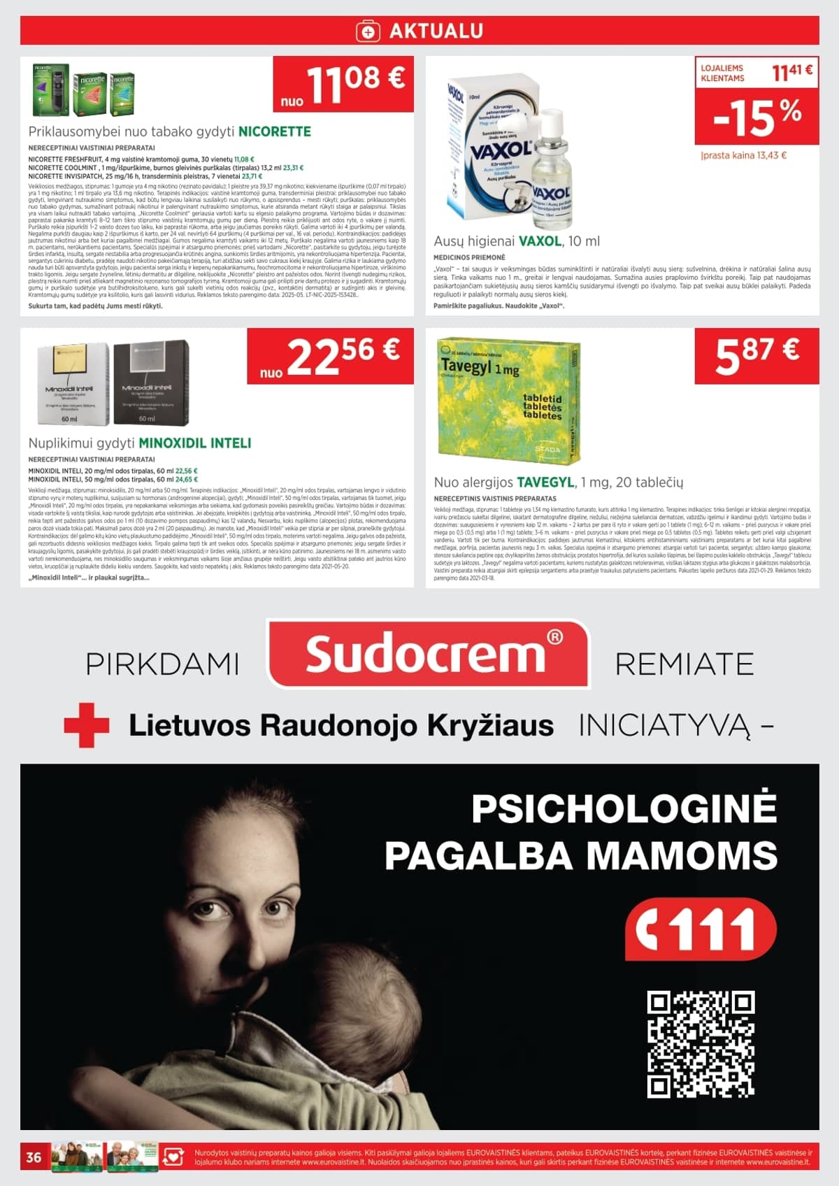 Eurovaistinė - Eurovaistinė Rugsėjo akcijų leidinys | 2025-09-01 - 2025-09-30 36 puslapis