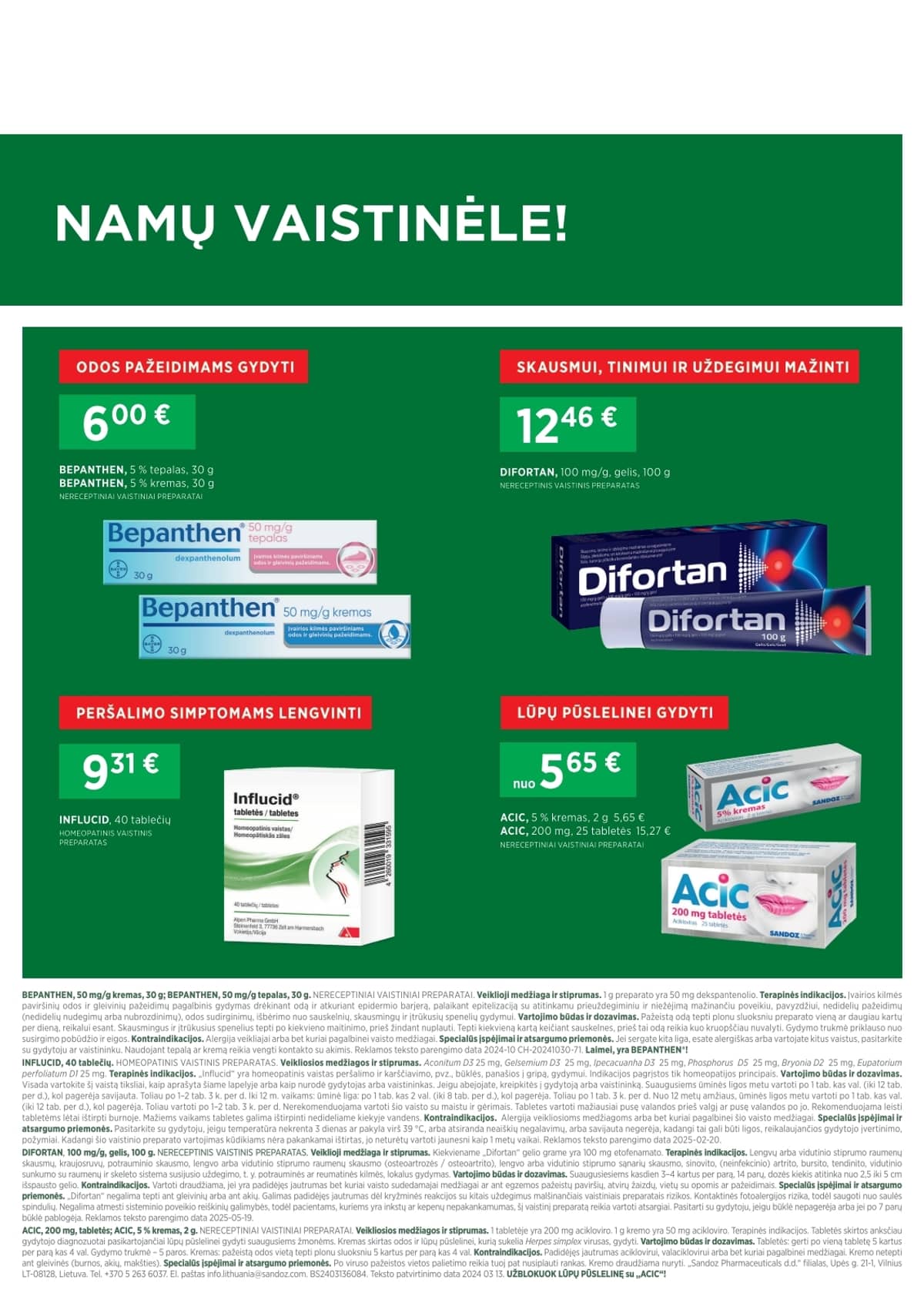 Eurovaistinė - Eurovaistinės akcijų leidinys 9 puslapis
