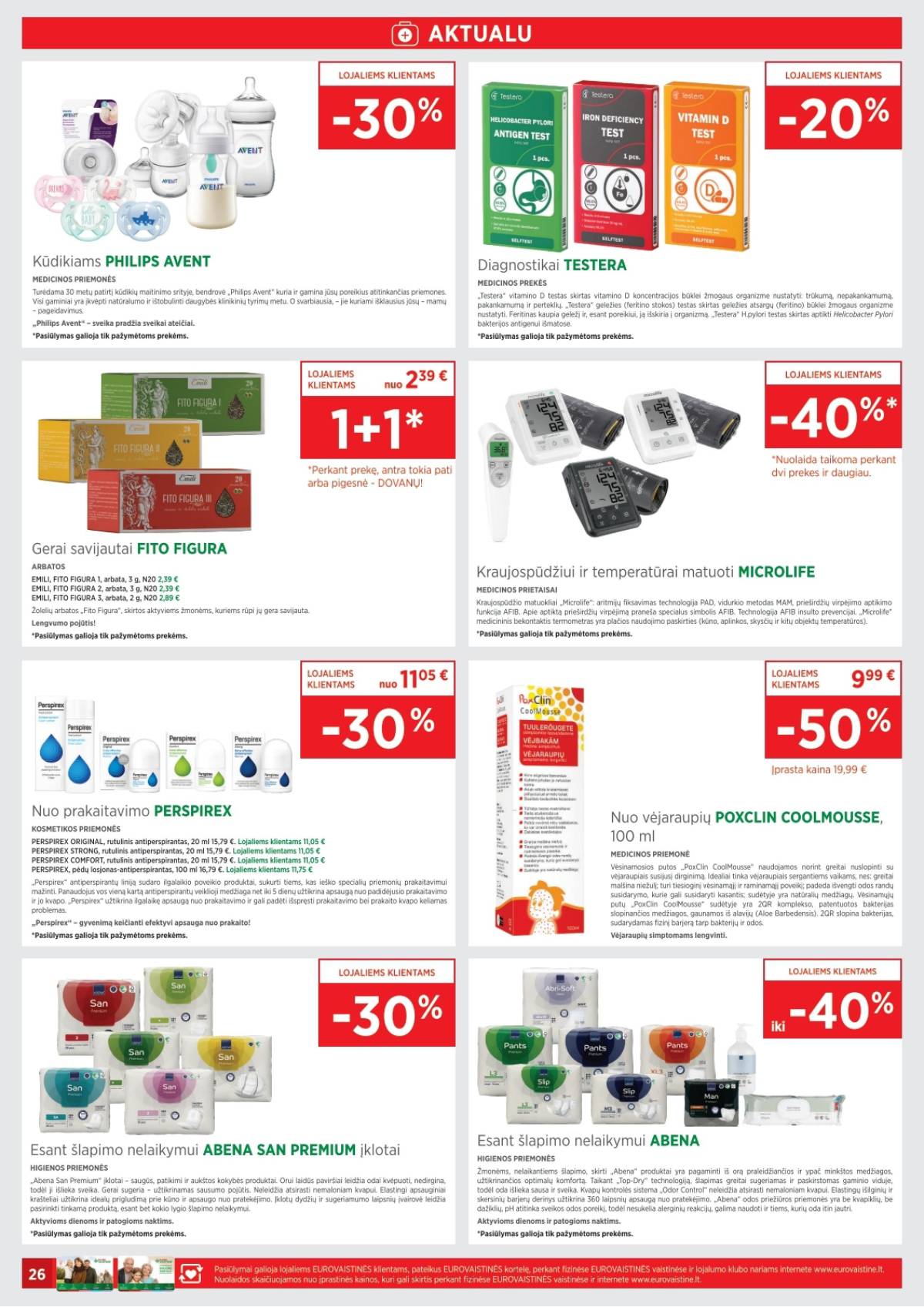 Eurovaistinė - Eurovaistinė akcijų leidinys | 2025-11-01 - 2025-11-30 26 puslapis