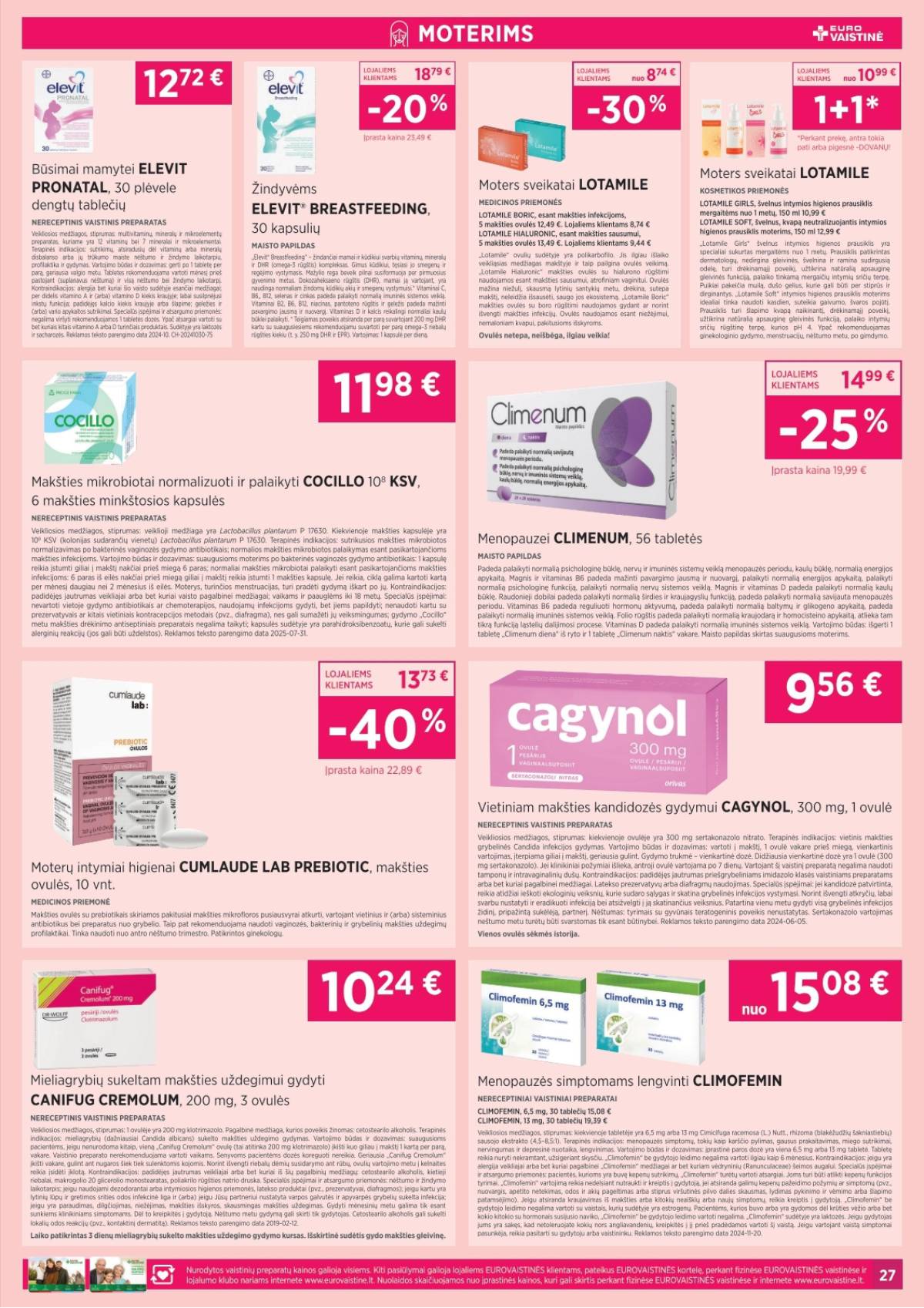 Eurovaistinė - Eurovaistinė akcijų leidinys | 2025-11-01 - 2025-11-30 27 puslapis