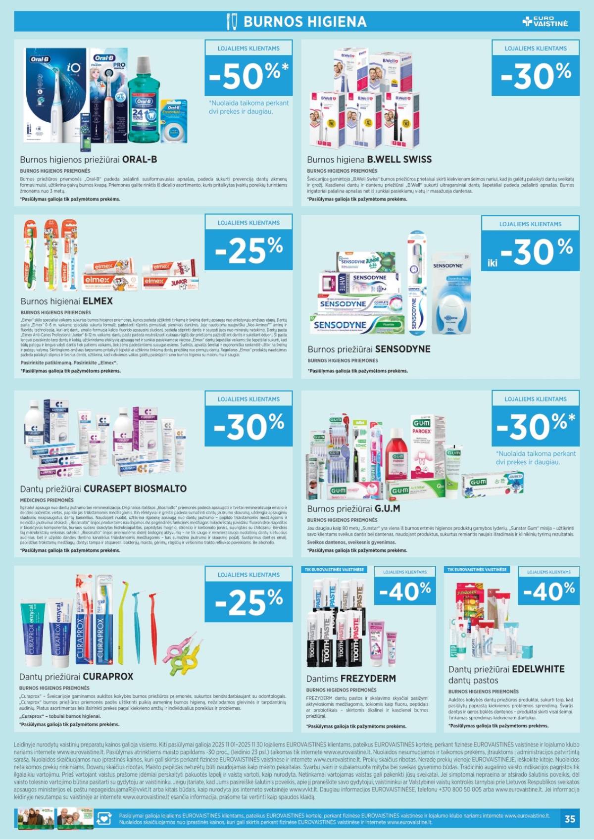 Eurovaistinė - Eurovaistinė akcijų leidinys | 2025-11-01 - 2025-11-30 35 puslapis