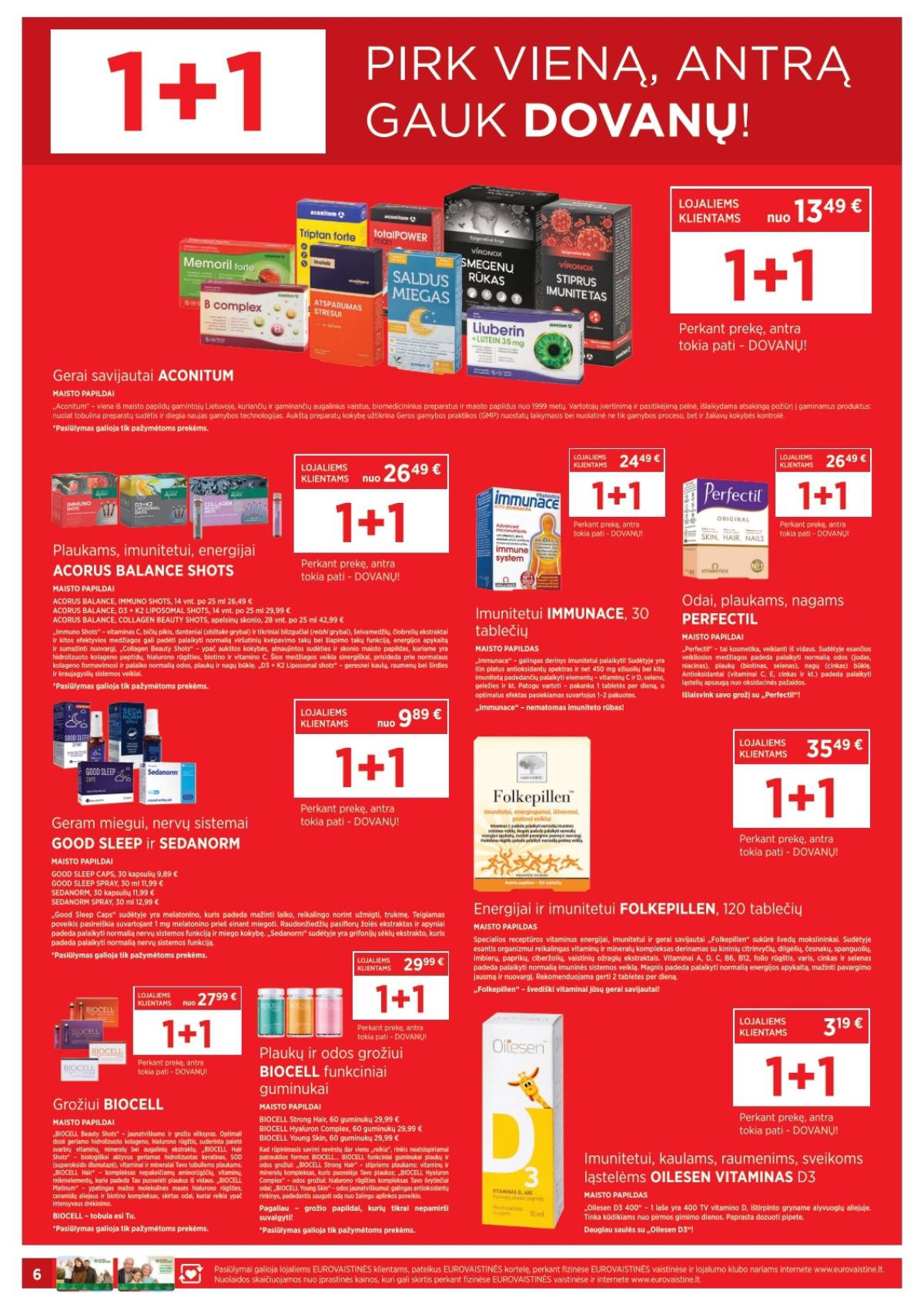 Eurovaistinė - Eurovaistinė akcijų leidinys | 2025-11-01 - 2025-11-30 6 puslapis