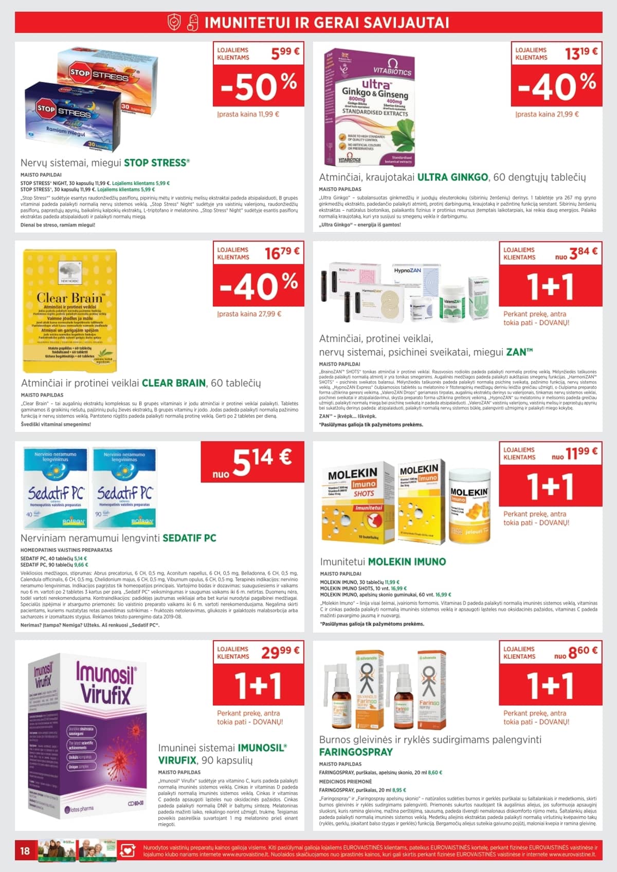 Eurovaistinė - Eurovaistinės akcijų leidinys 18 puslapis