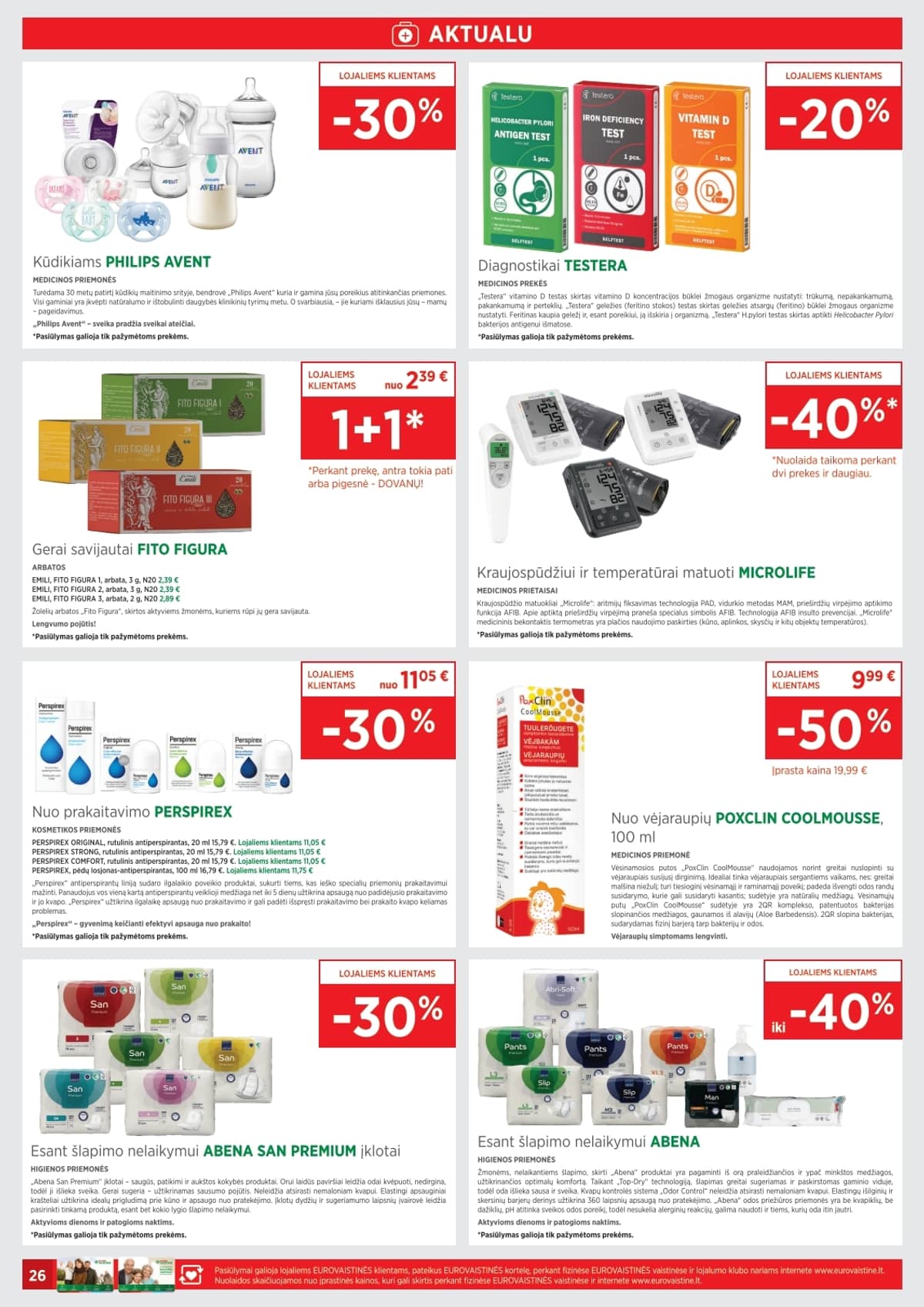 Eurovaistinė - Eurovaistinės akcijų leidinys 26 puslapis