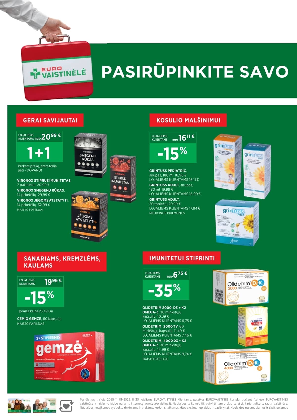 Eurovaistinė - Eurovaistinės akcijų leidinys 8 puslapis