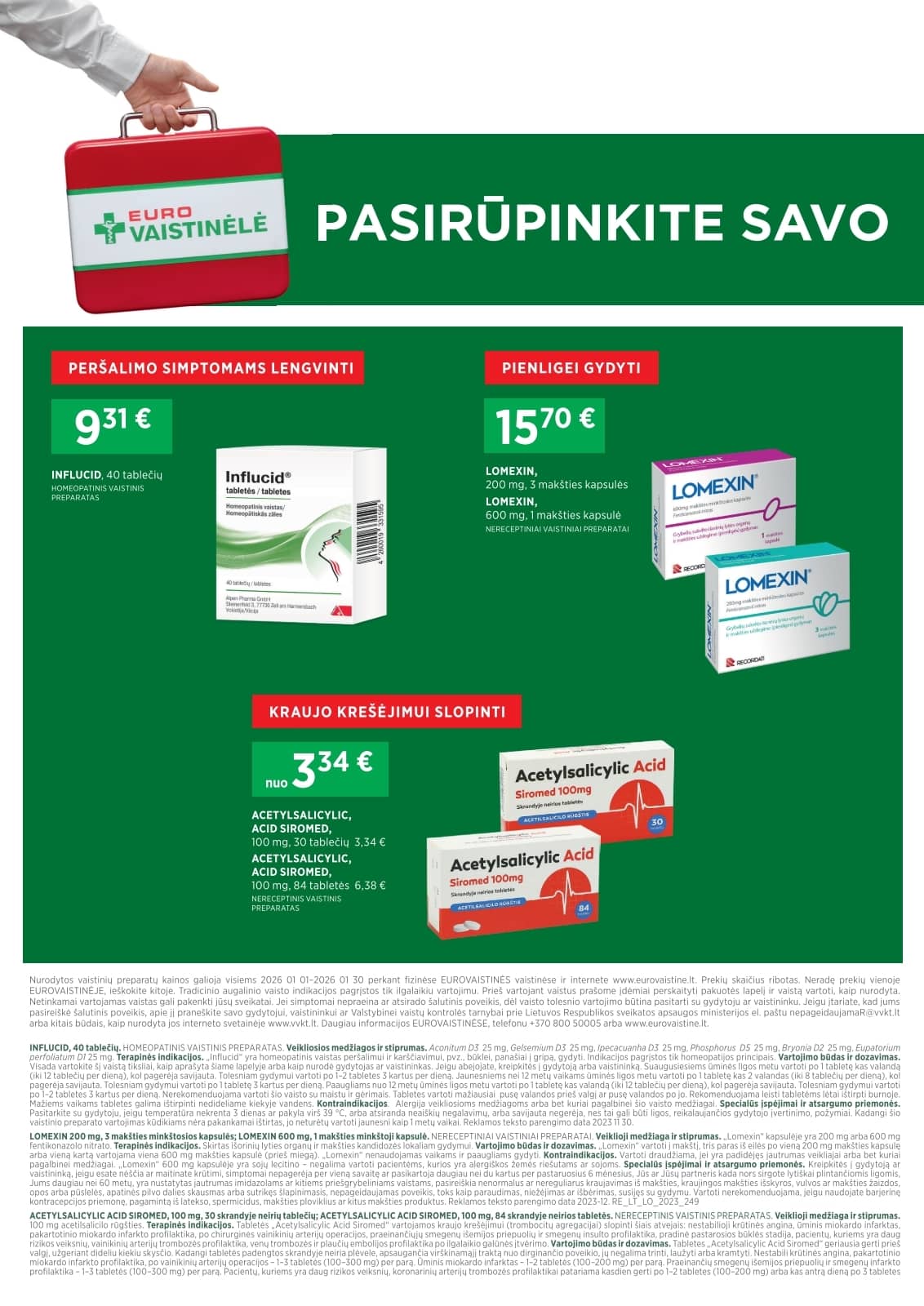 Eurovaistinė - Eurovaistinės akcijų leidinys 12 puslapis