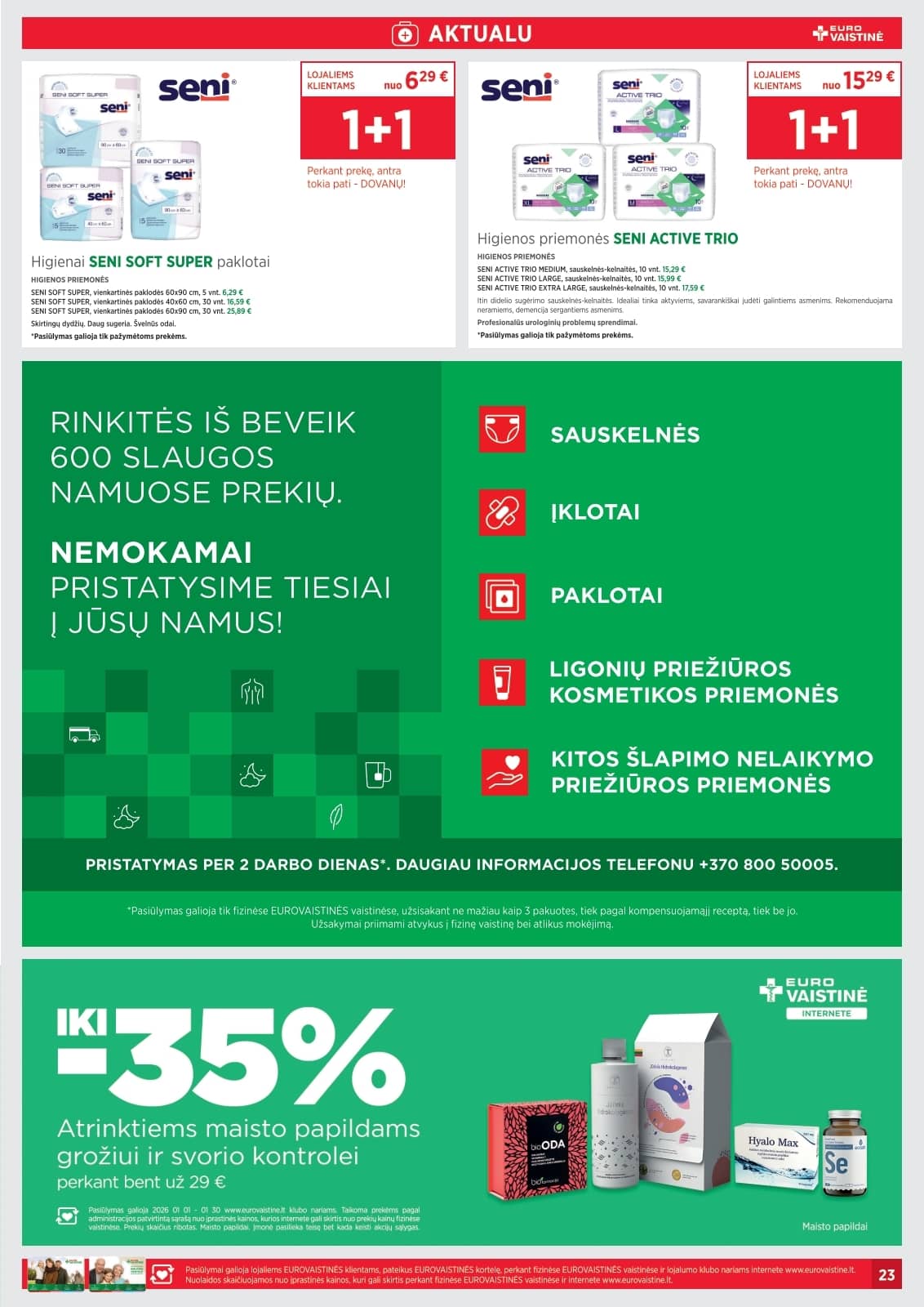 Eurovaistinė - Eurovaistinės akcijų leidinys 23 puslapis