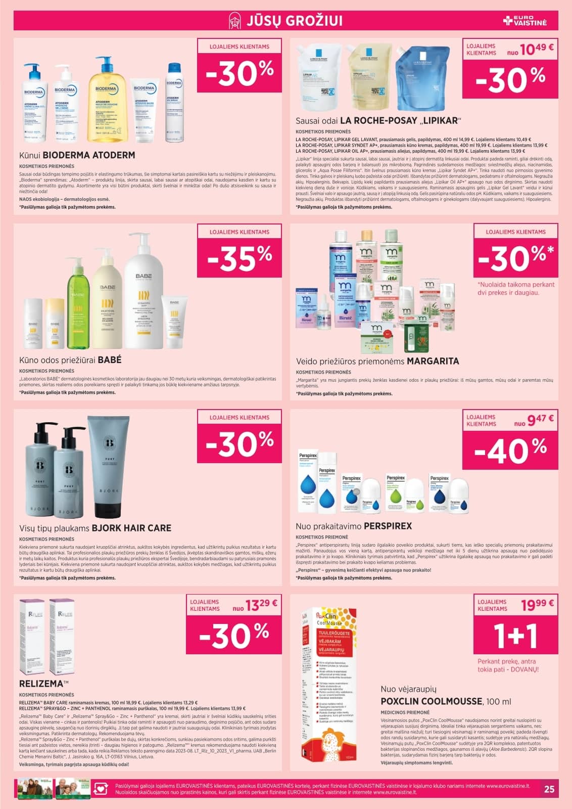 Eurovaistinė - Eurovaistinės akcijų leidinys 25 puslapis