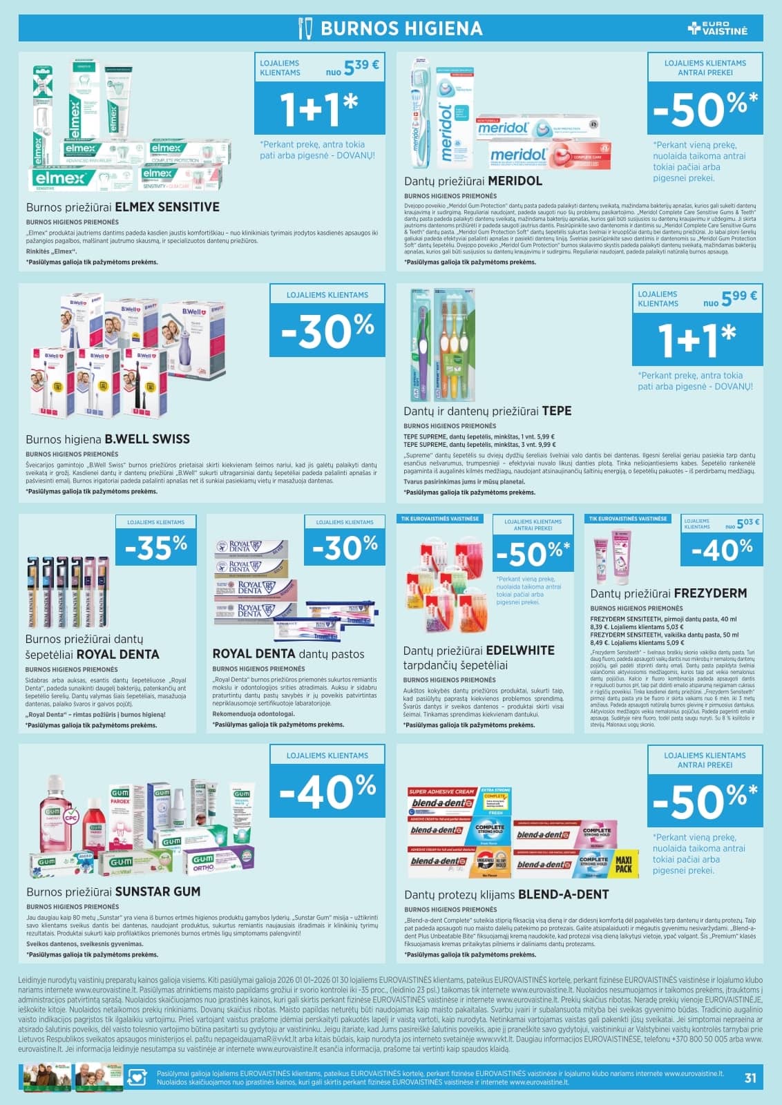 Eurovaistinė - Eurovaistinės akcijų leidinys 31 puslapis