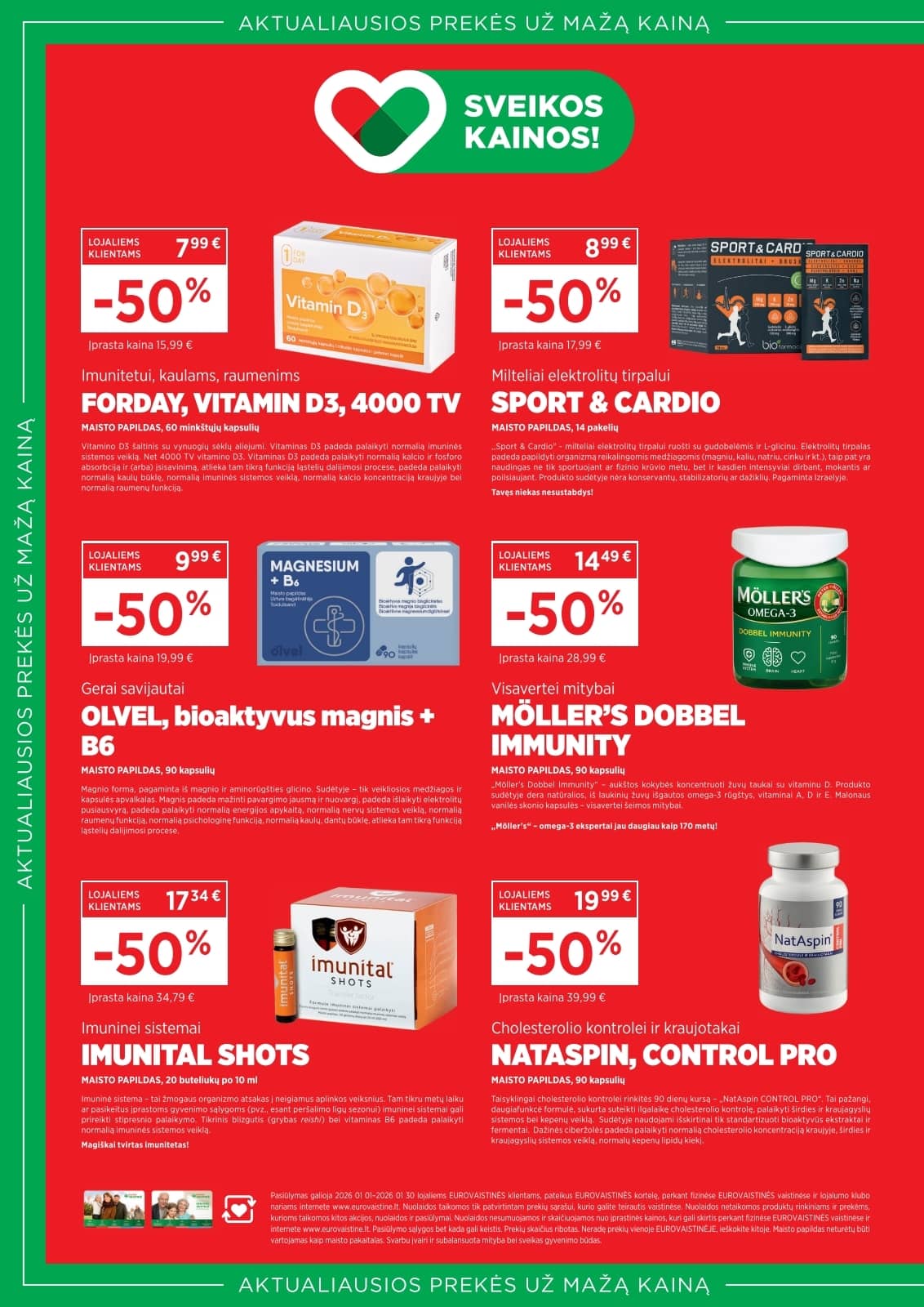 Eurovaistinė - Eurovaistinės akcijų leidinys 4 puslapis