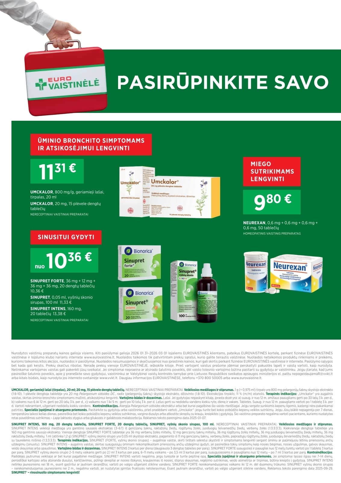 Eurovaistinė - Eurovaistinės akcijų leidinys 10 puslapis