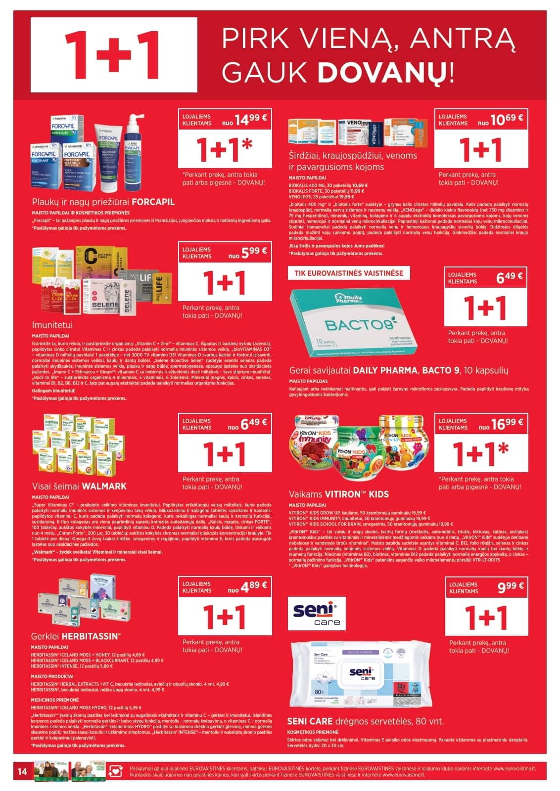 Eurovaistinė - Eurovaistinės akcijų leidinys 14 puslapis