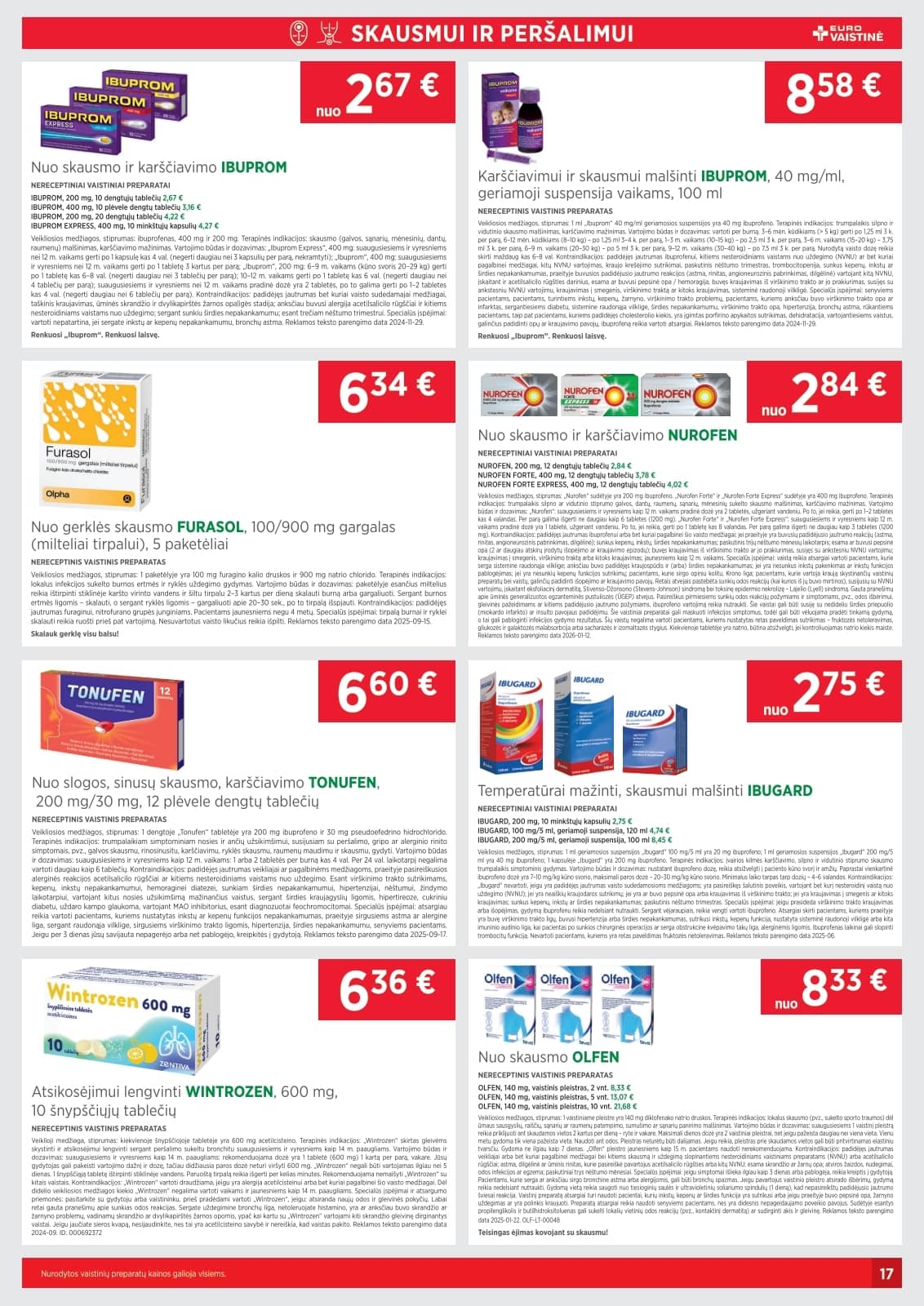 Eurovaistinė - Eurovaistinės akcijų leidinys 17 puslapis