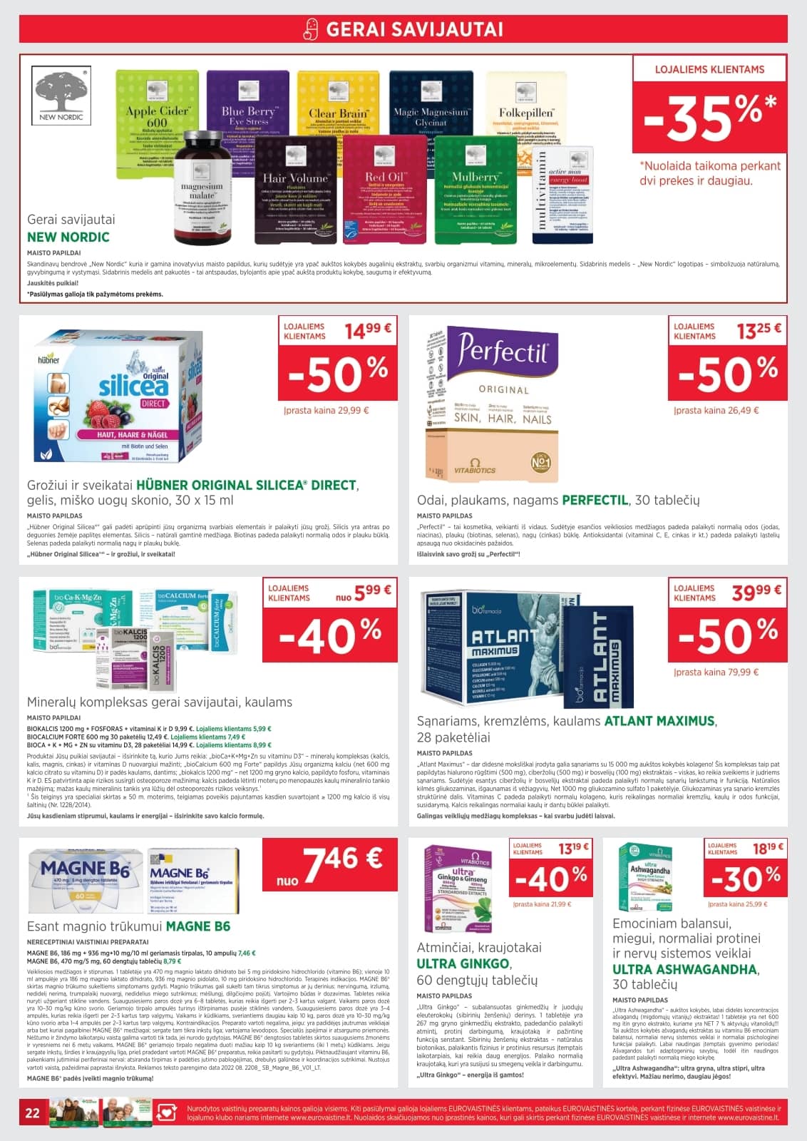 Eurovaistinė - Eurovaistinės akcijų leidinys 22 puslapis