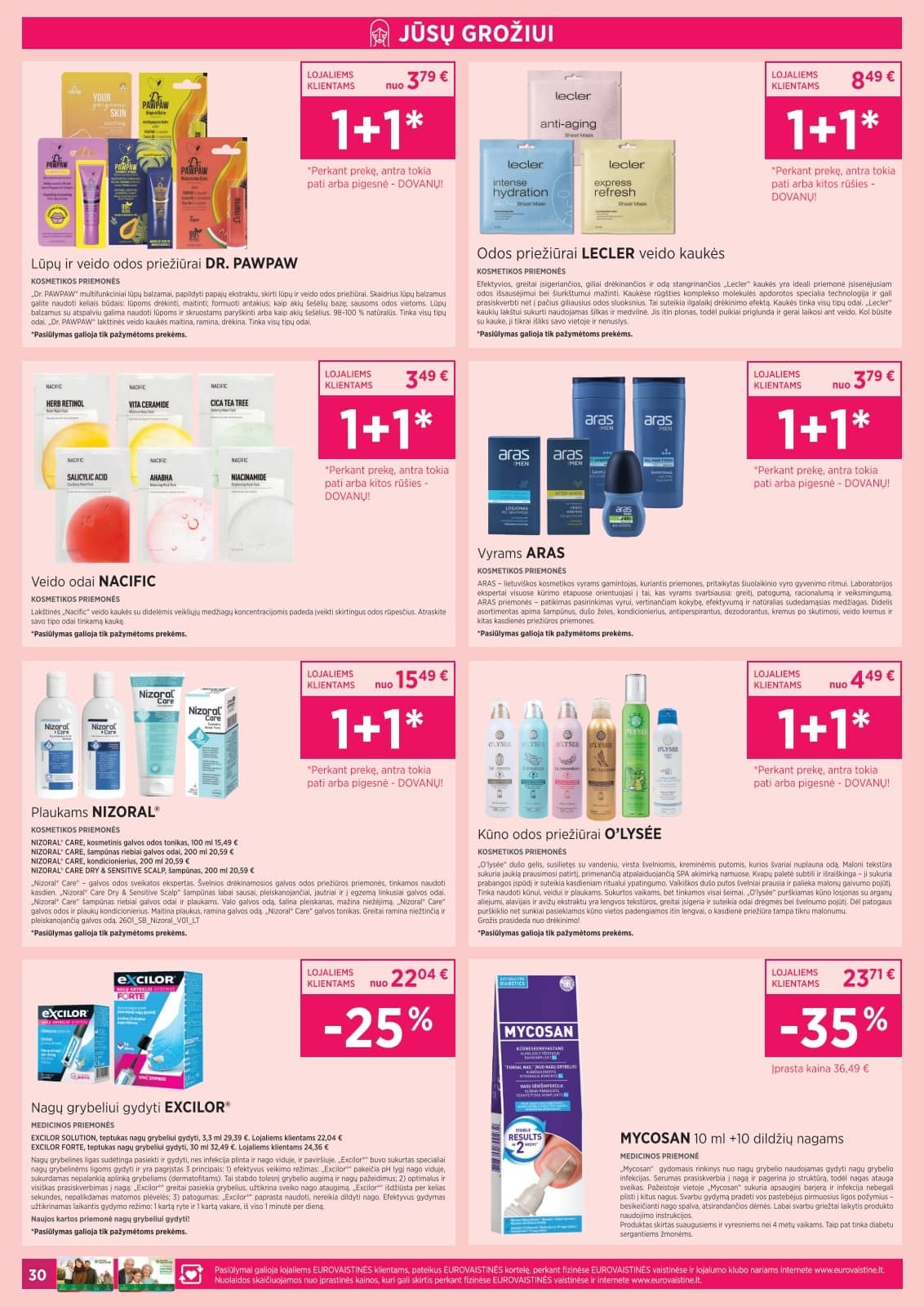 Eurovaistinė - Eurovaistinės akcijų leidinys 30 puslapis