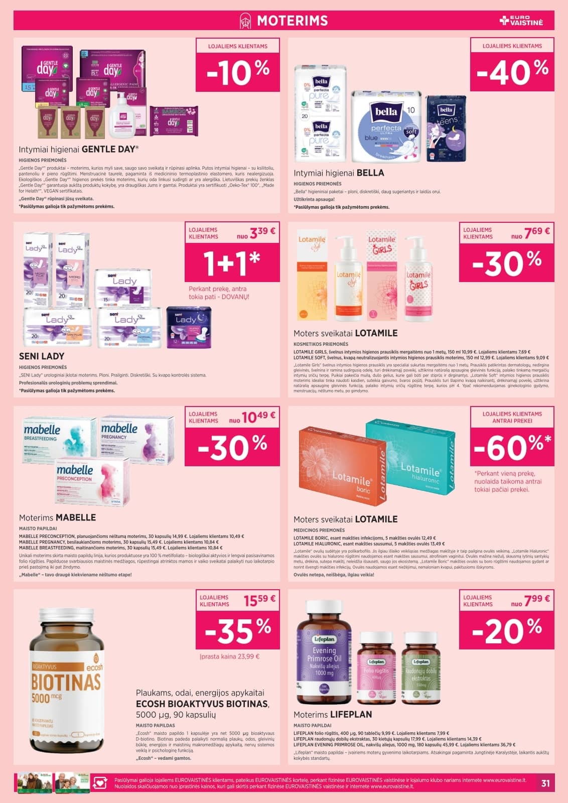 Eurovaistinė - Eurovaistinės akcijų leidinys 31 puslapis