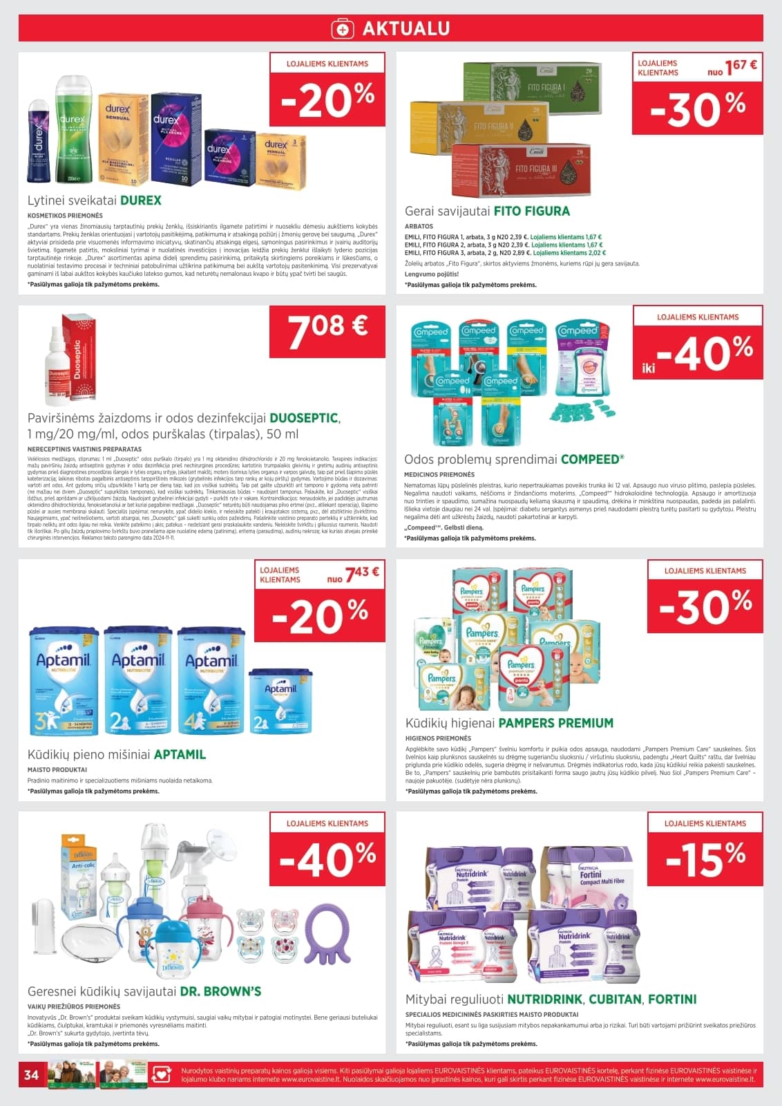 Eurovaistinė - Eurovaistinės akcijų leidinys 34 puslapis