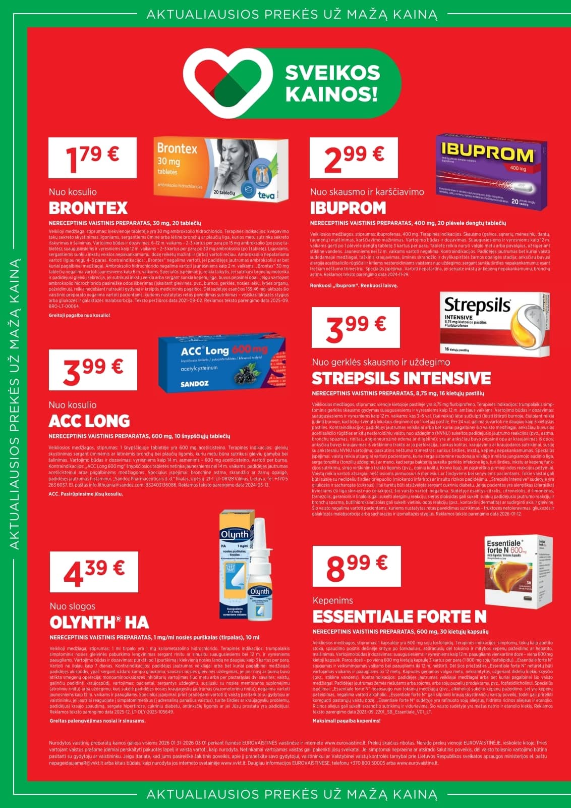 Eurovaistinė - Eurovaistinės akcijų leidinys 6 puslapis