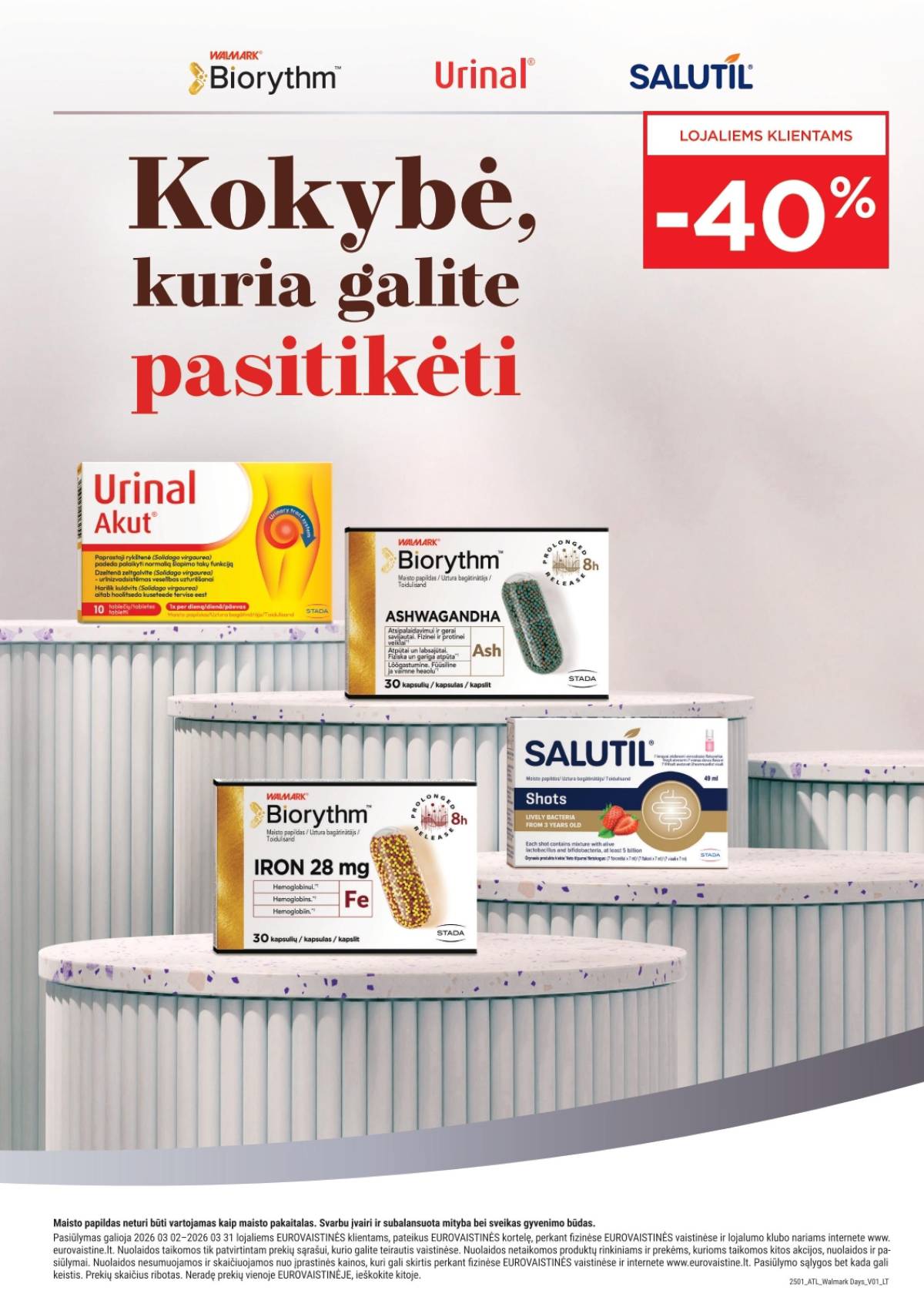 Eurovaistinė - Eurovaistinė akcijų leidinys | 2026-03-02 - 2026-03-31 19 puslapis