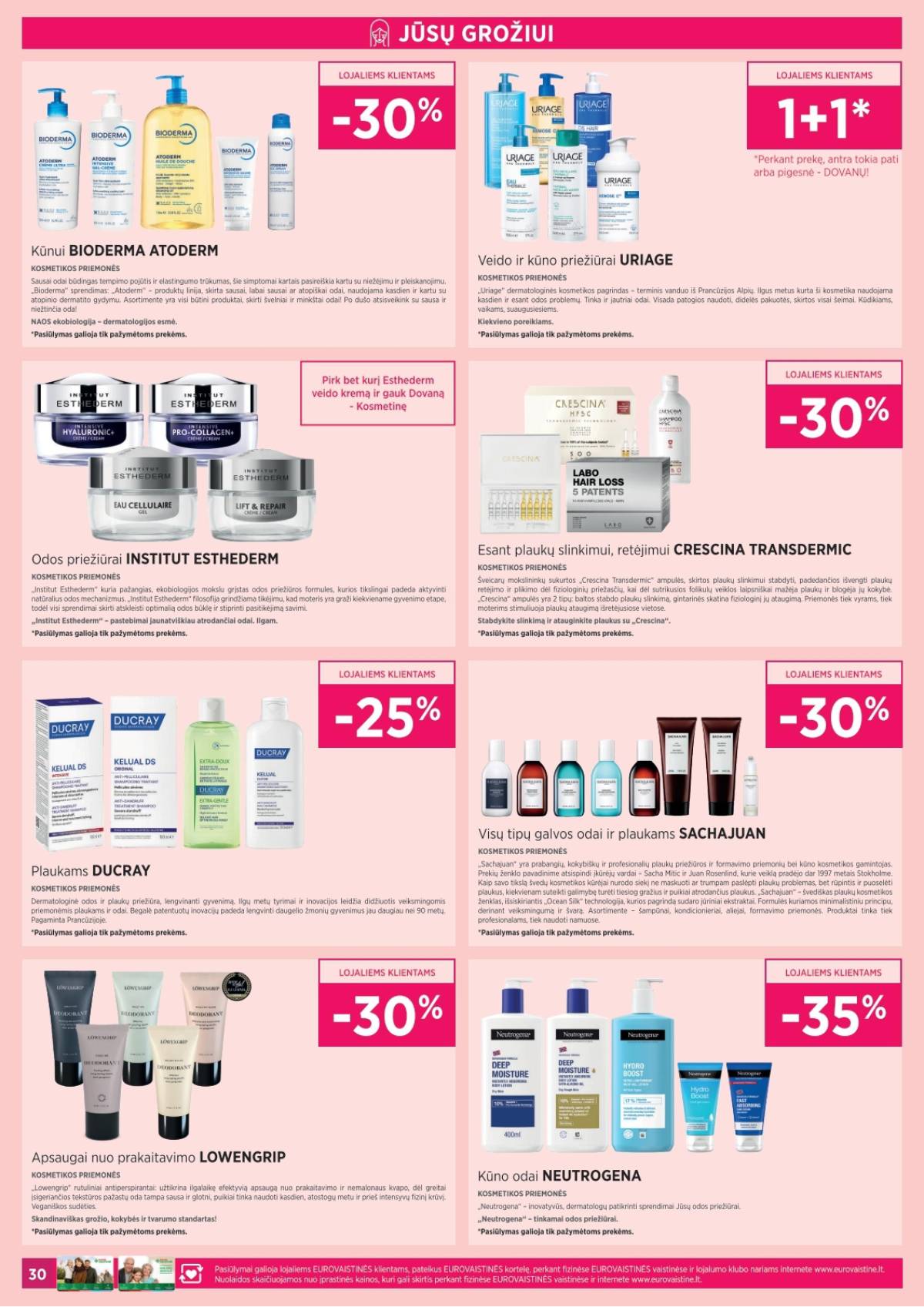 Eurovaistinė - Eurovaistinė akcijų leidinys | 2026-03-02 - 2026-03-31 30 puslapis