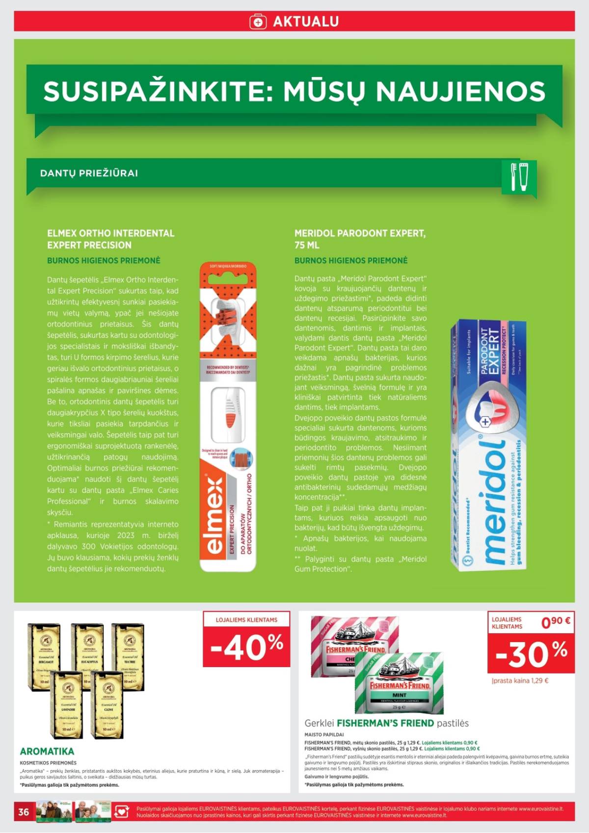 Eurovaistinė - Eurovaistinė akcijų leidinys | 2026-03-02 - 2026-03-31 36 puslapis