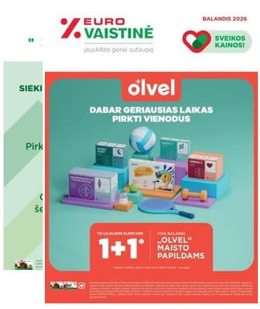 Eurovaistinė - Eurovaistinė akcijų leidinys | 2026-04-01 - 2026-04-30 2026-04-01 – 2026-04-30