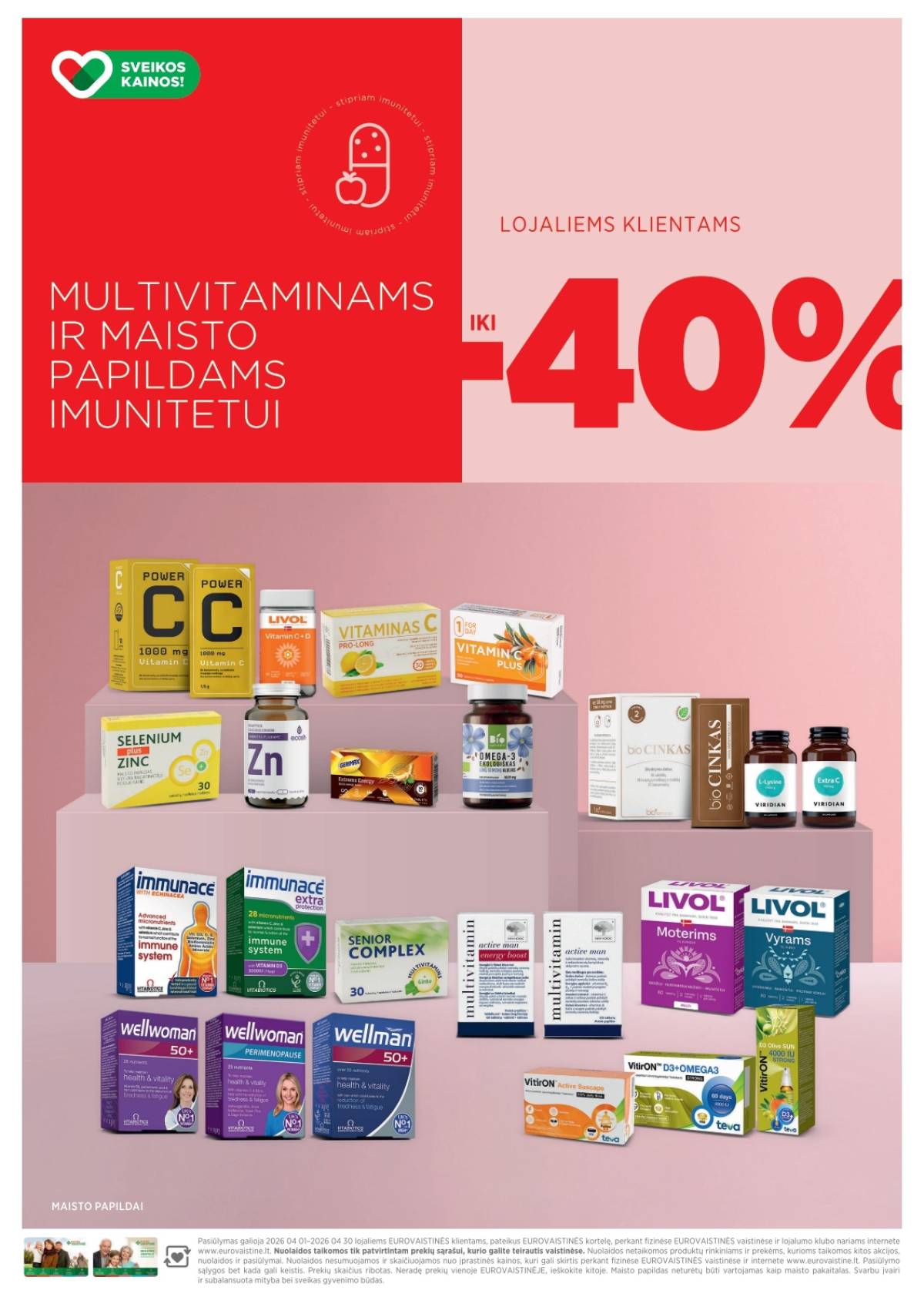 Eurovaistinė - Eurovaistinė akcijų leidinys | 2026-04-01 - 2026-04-30 10 puslapis