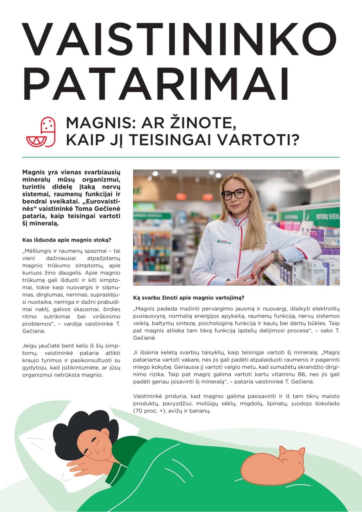 Eurovaistinė - Eurovaistinė akcijų leidinys | 2026-04-01 - 2026-04-30 24 puslapis