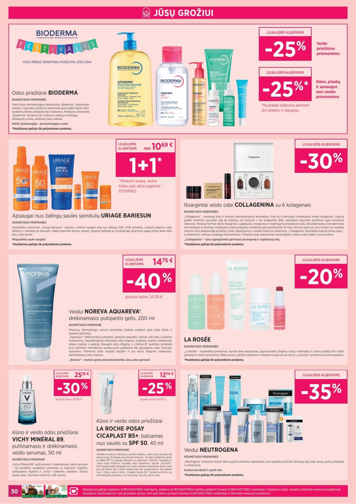 Eurovaistinė - Eurovaistinė akcijų leidinys | 2026-04-01 - 2026-04-30 30 puslapis