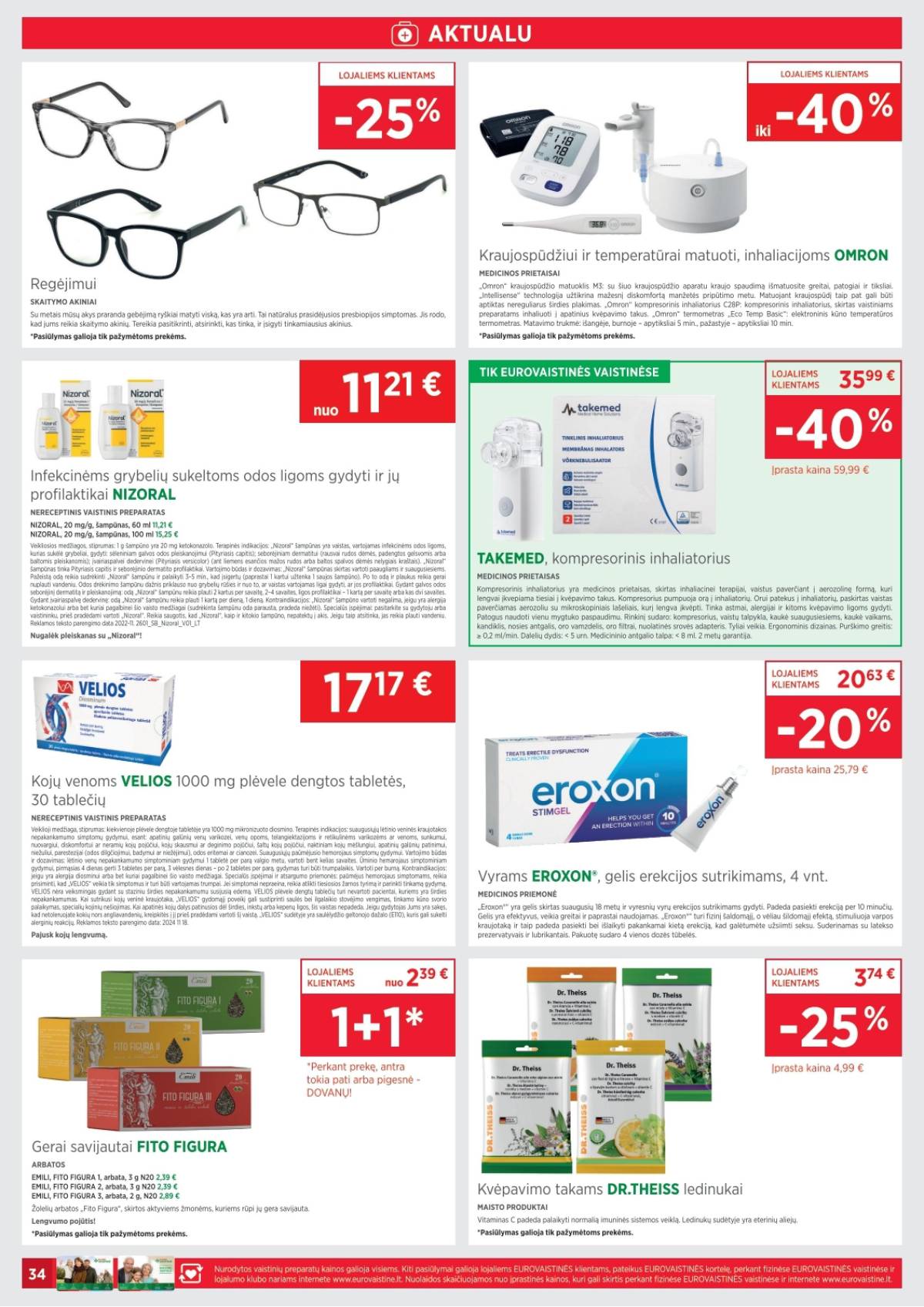 Eurovaistinė - Eurovaistinė akcijų leidinys | 2026-04-01 - 2026-04-30 34 puslapis