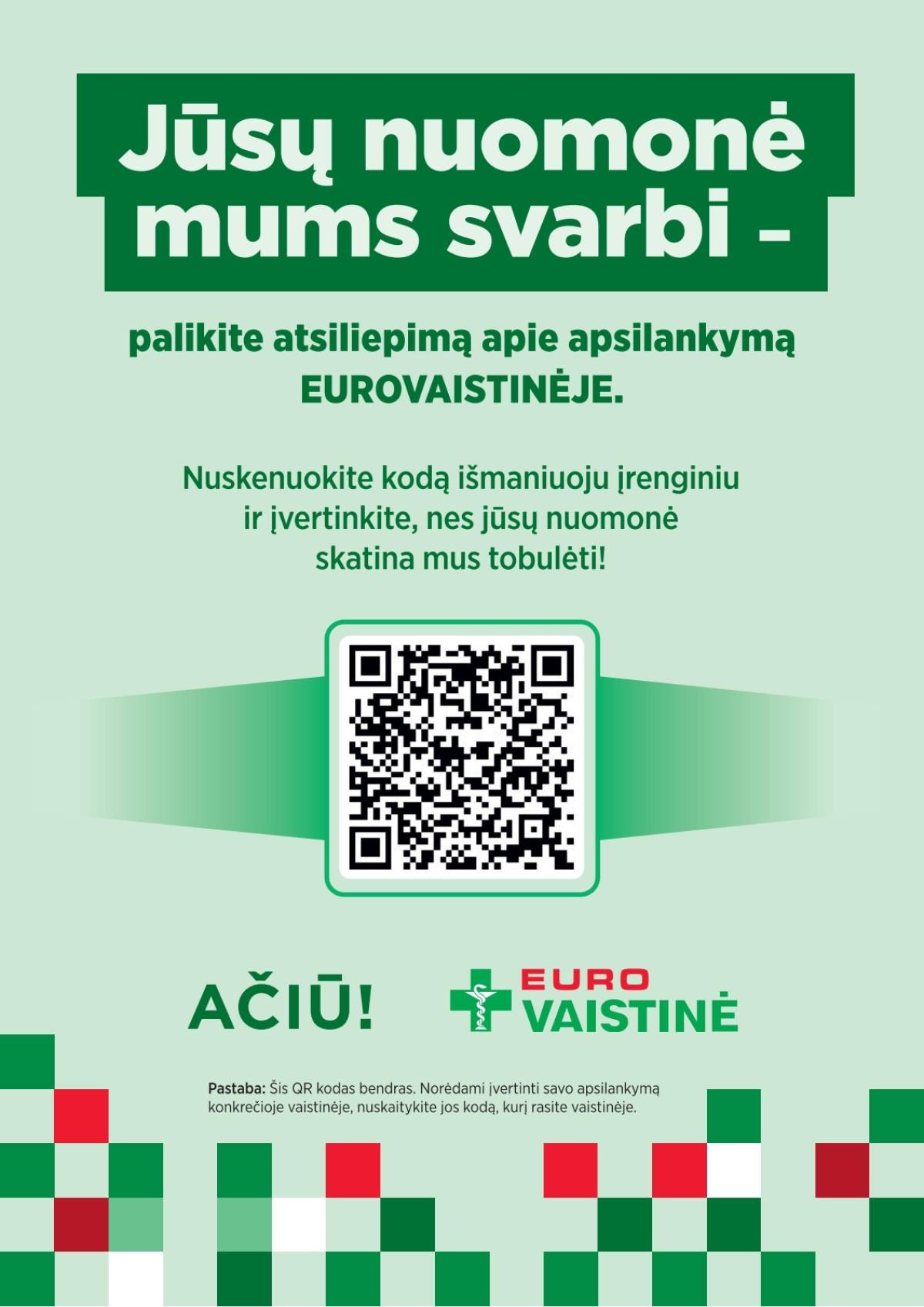 Eurovaistinė - EUROVAISTINĖ akcijų ir nuolaidų leidinys 2026-05-01 - 2026-05-31 39 puslapis