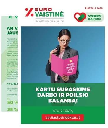 Eurovaistinė - Eurovaistinė akcijų leidinys | 2026-06-01 - 2026-06-30 2026-06-01 – 2026-06-30