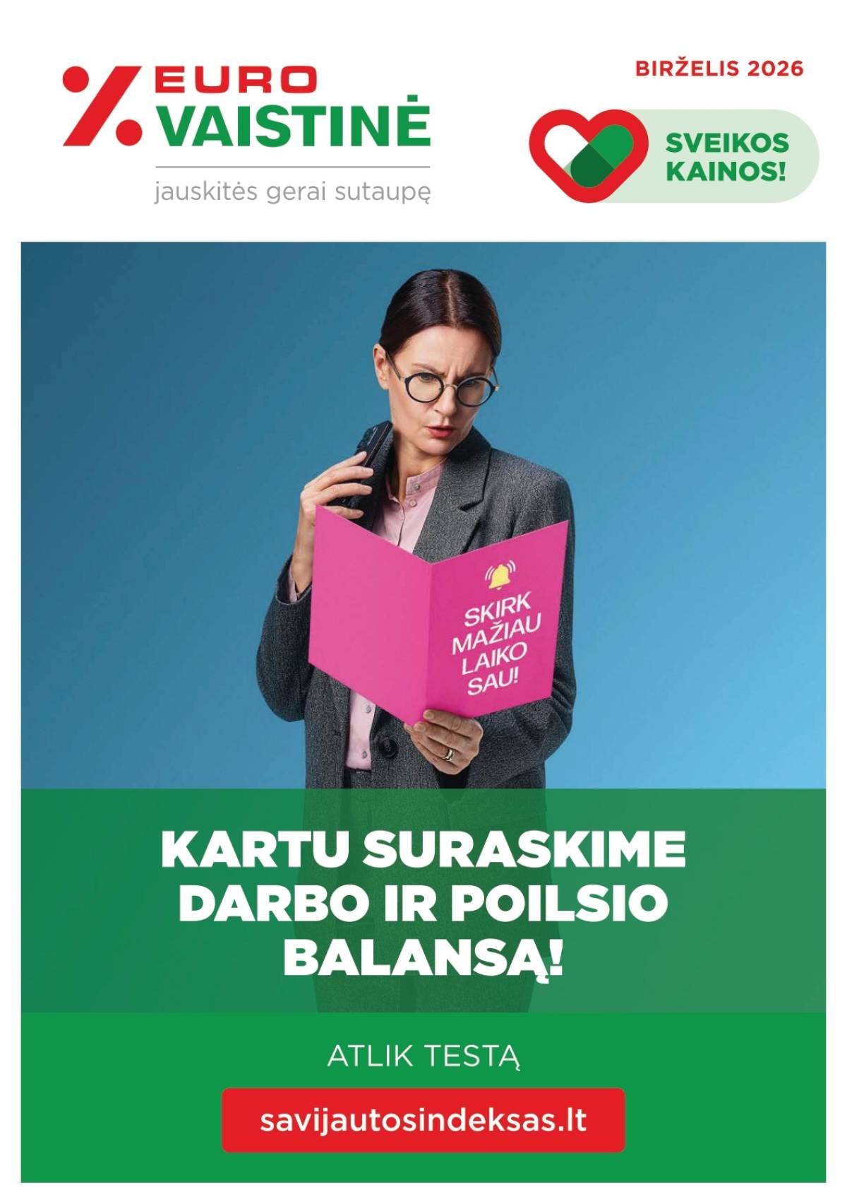 Eurovaistinė - Eurovaistinė akcijų leidinys | 2026-06-01 - 2026-06-30 1 puslapis