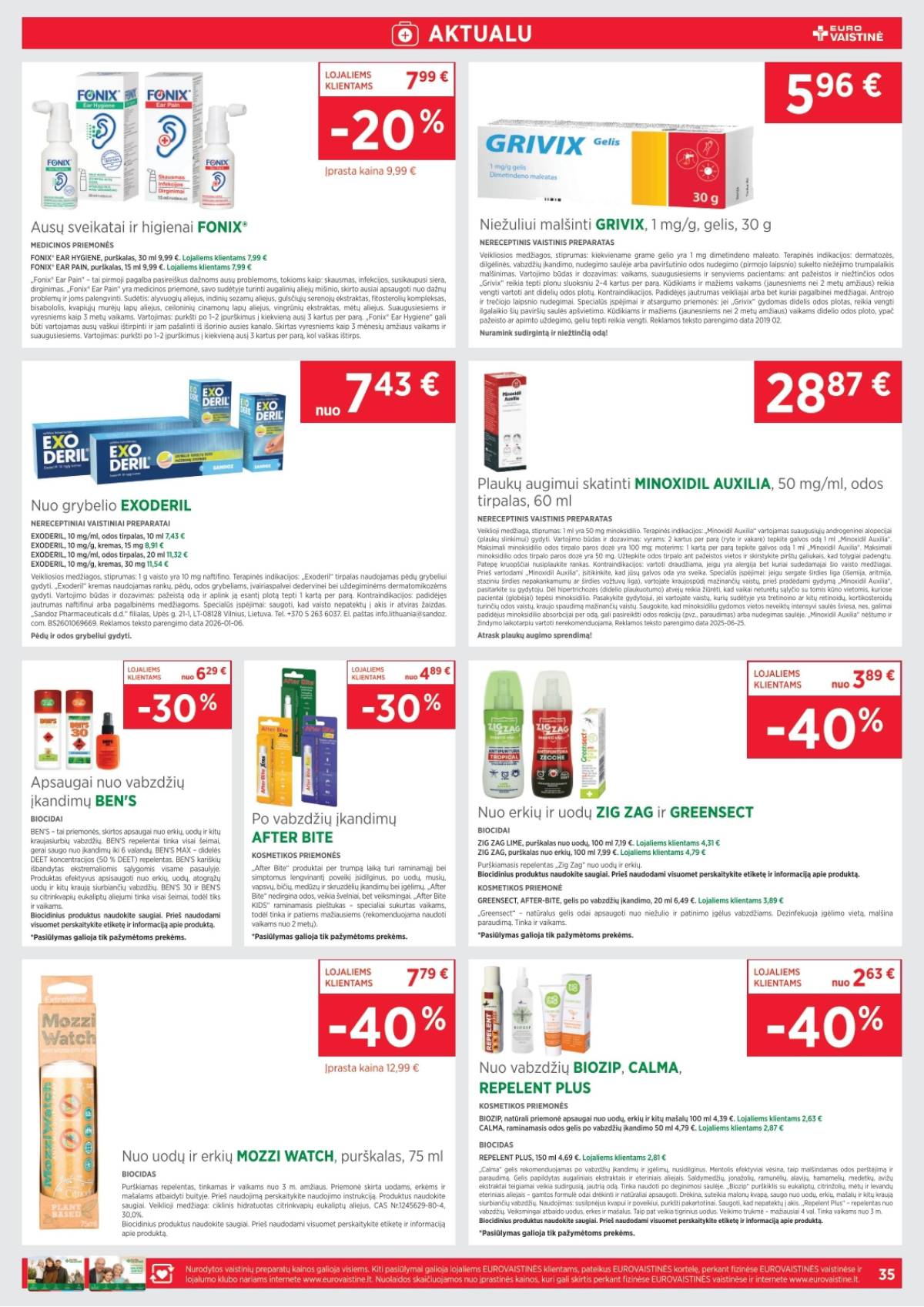 Eurovaistinė - Eurovaistinė akcijų leidinys | 2026-06-01 - 2026-06-30 35 puslapis