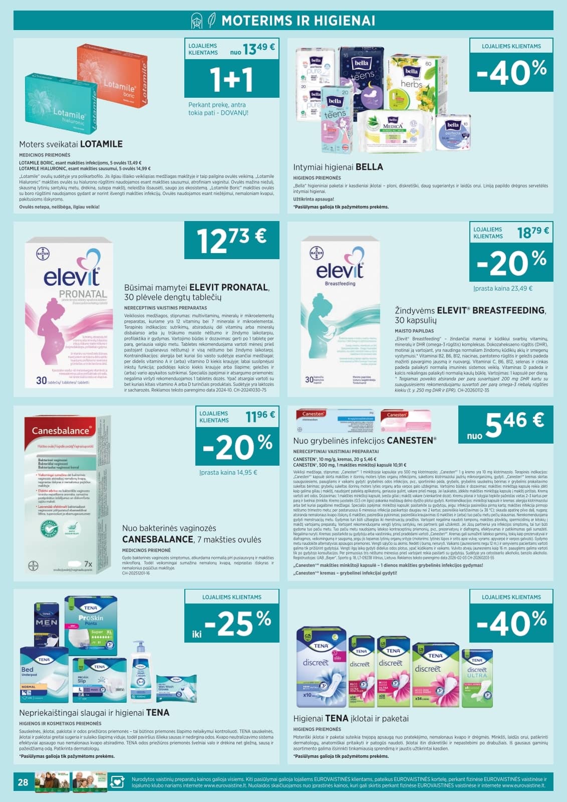 Eurovaistinė - Eurovaistinės akcijų leidinys 28 puslapis