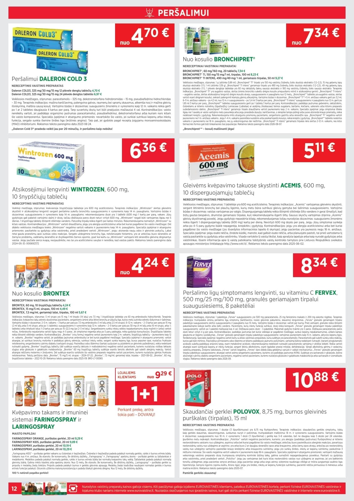 Eurovaistinė - Eurovaistinės akcijų leidinys 12 puslapis
