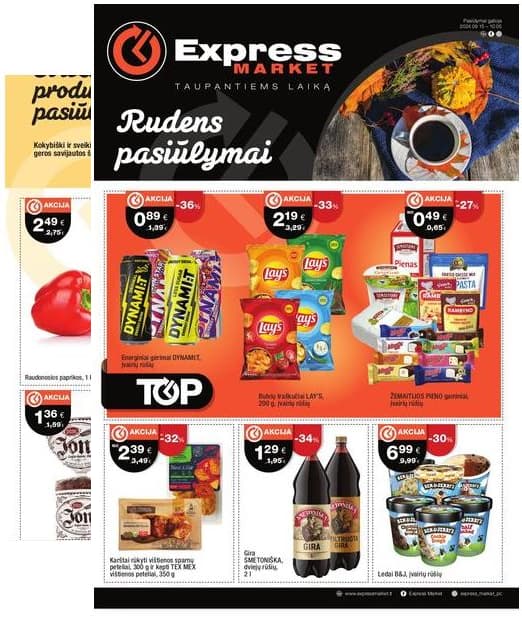 MAXIMA akcijos ir naujausi leidiniai