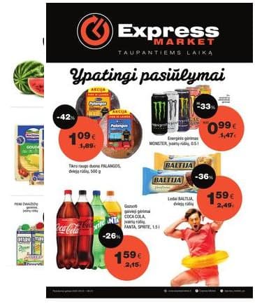 Express Market - Express Market akcijų leidinys 2025-08-03 – 2025-08-23