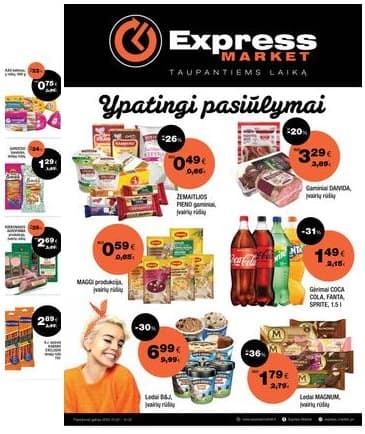Express Market - Express Market akcijų leidinys 2025-10-05 – 2025-10-25