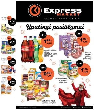 Express Market - Express Market akcijų leidinys 2025-12-07 – 2026-01-03